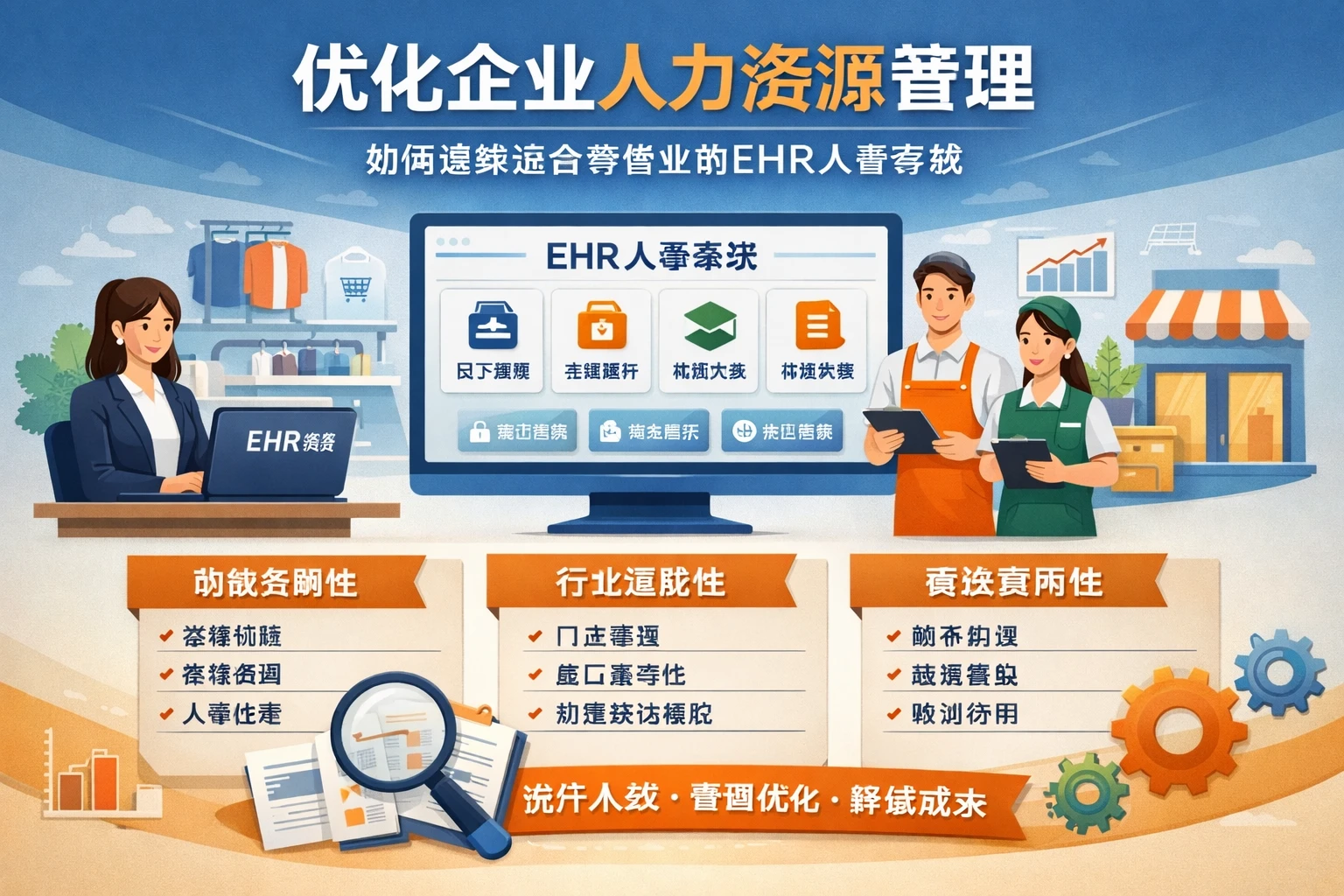 优化企业人力资源管理：如何选择适合零售业的EHR人事系统