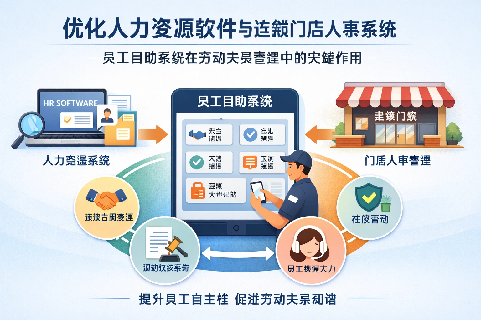 优化人力资源软件与连锁门店人事系统：员工自助系统在劳动关系管理中的关键作用