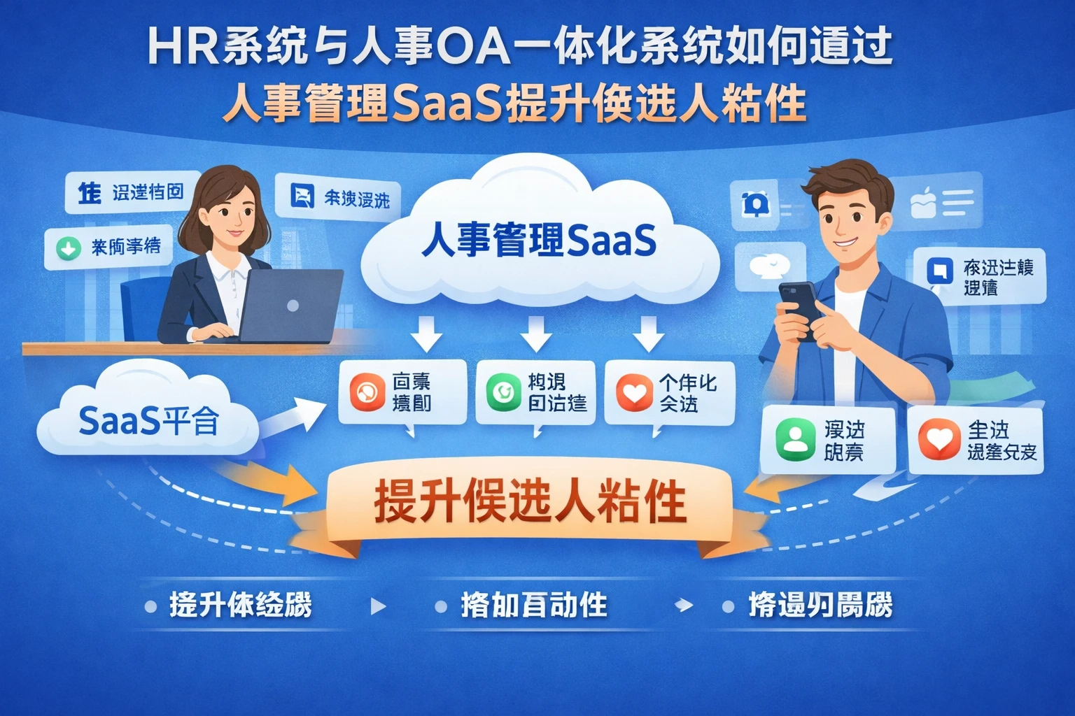 HR系统与人事OA一体化系统如何通过人事管理SaaS提升候选人粘性