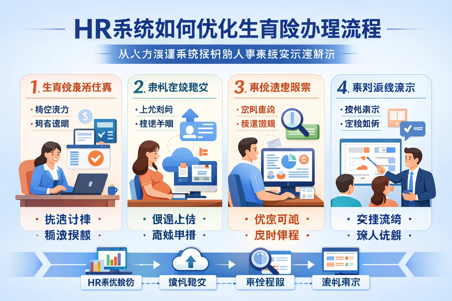 HR系统如何优化生育险办理流程 - 从人力资源系统报价到人事系统演示全解析