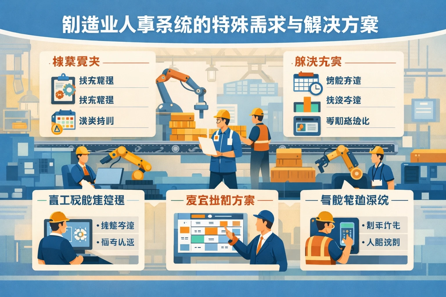 制造业人事系统的特殊需求与解决方案