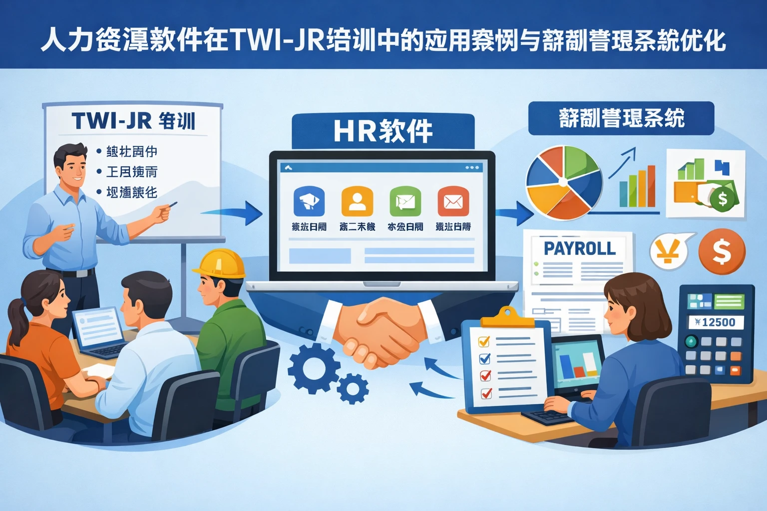 人力资源软件在TWI-JR培训中的应用案例与薪酬管理系统优化