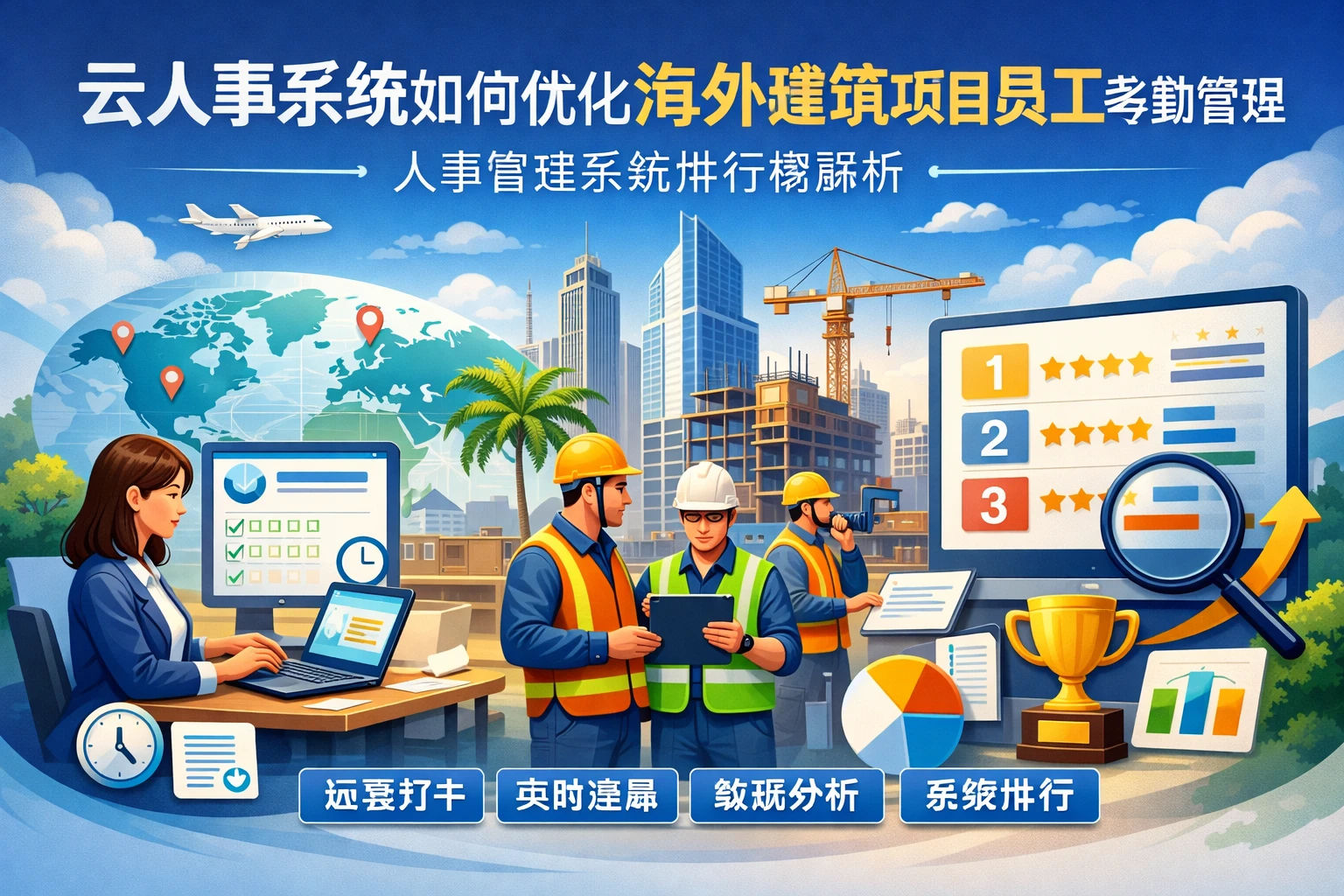 云人事系统如何优化海外建筑项目员工考勤管理 - 人事管理系统排行榜解析