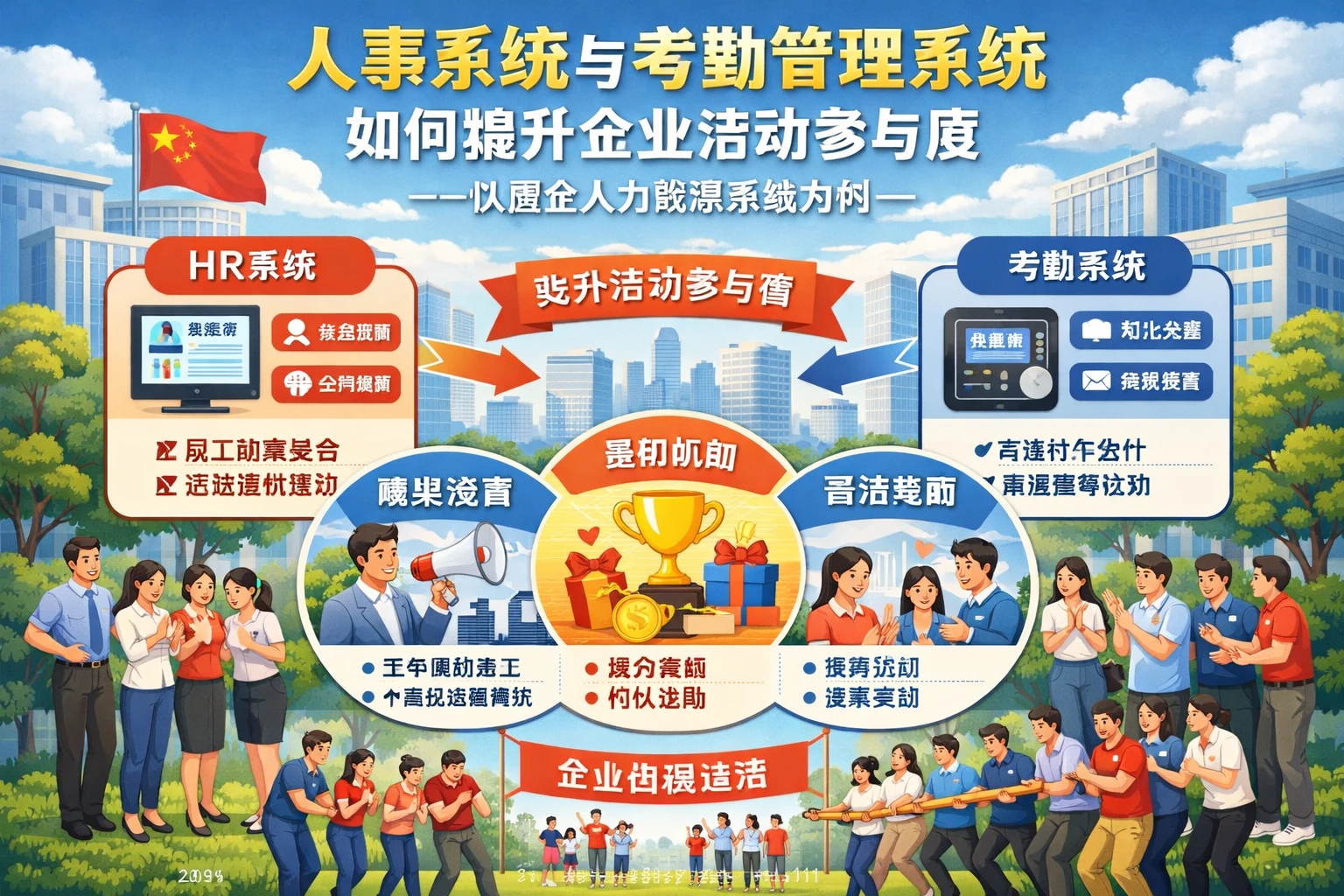 人事系统与考勤管理系统如何提升企业活动参与度——以国企人力资源系统为例