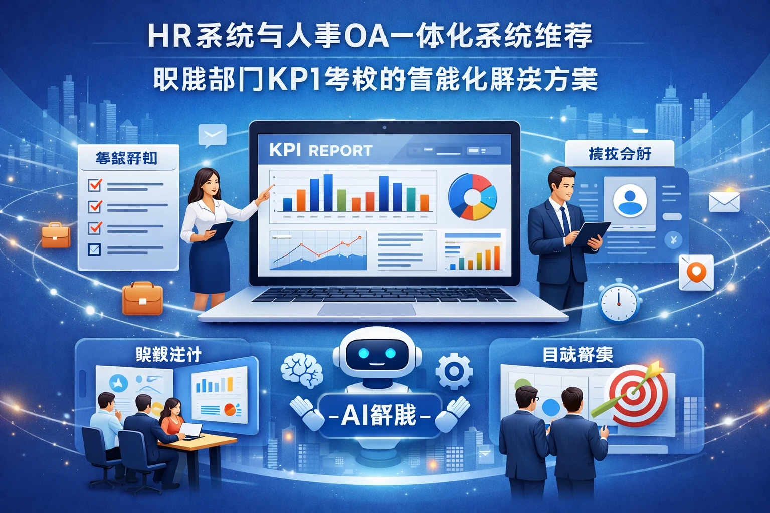 HR系统与人事OA一体化系统推荐：职能部门KPI考核的智能化解决方案