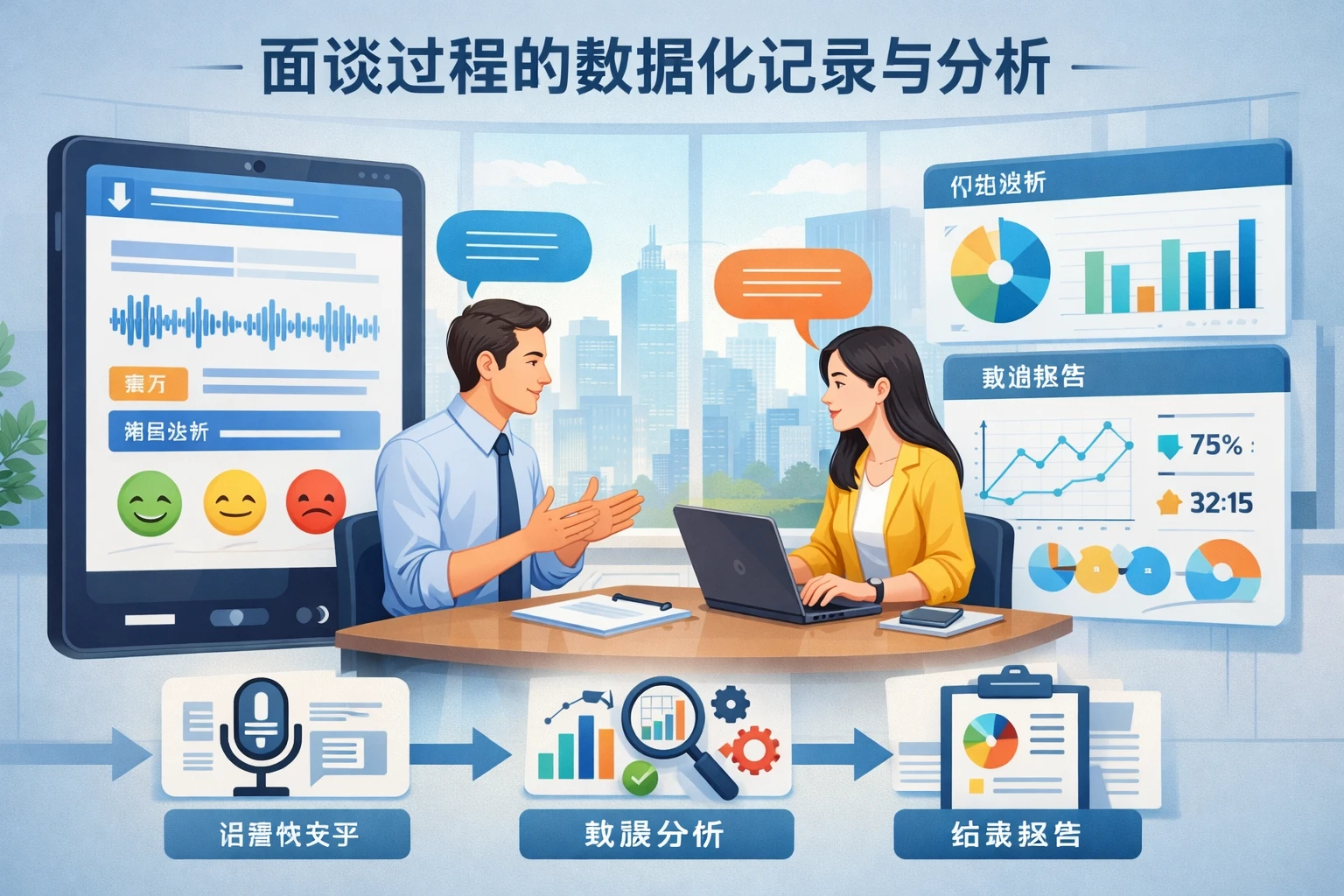 面谈过程的数据化记录与分析