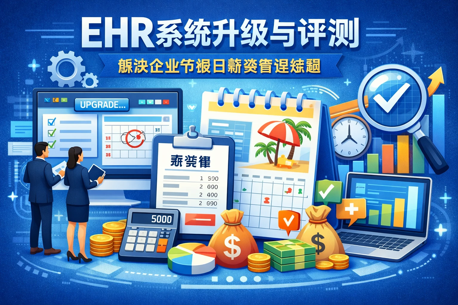 EHR系统升级与评测：解决企业节假日薪资管理难题