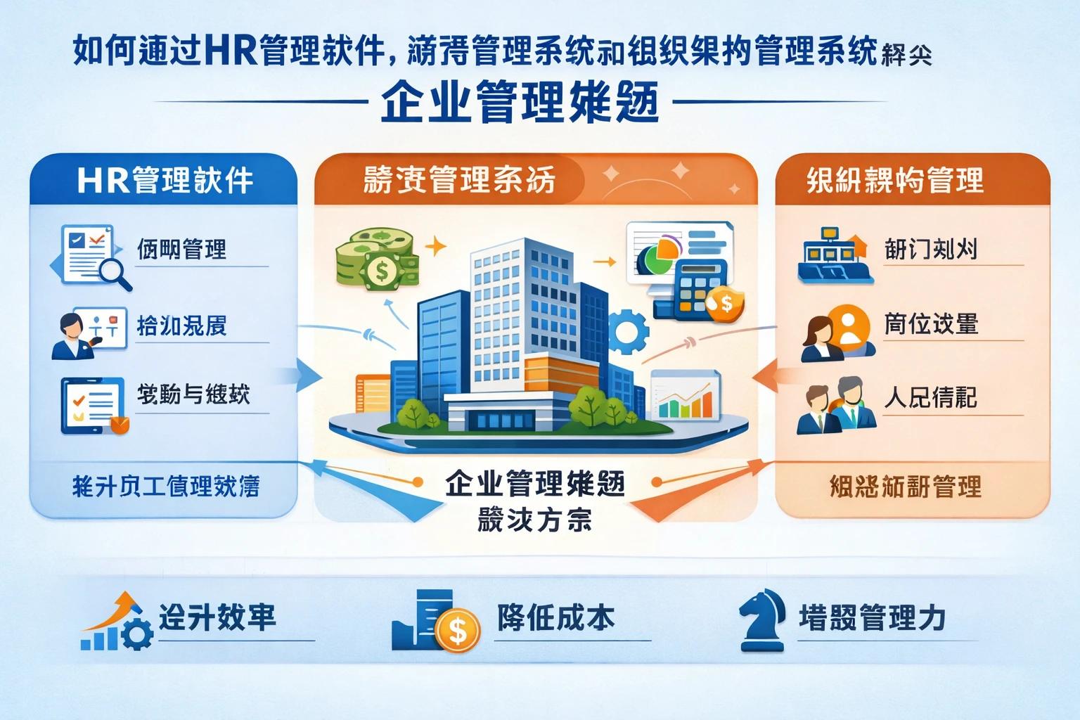 如何通过HR管理软件、薪资管理系统和组织架构管理系统解决企业管理难题