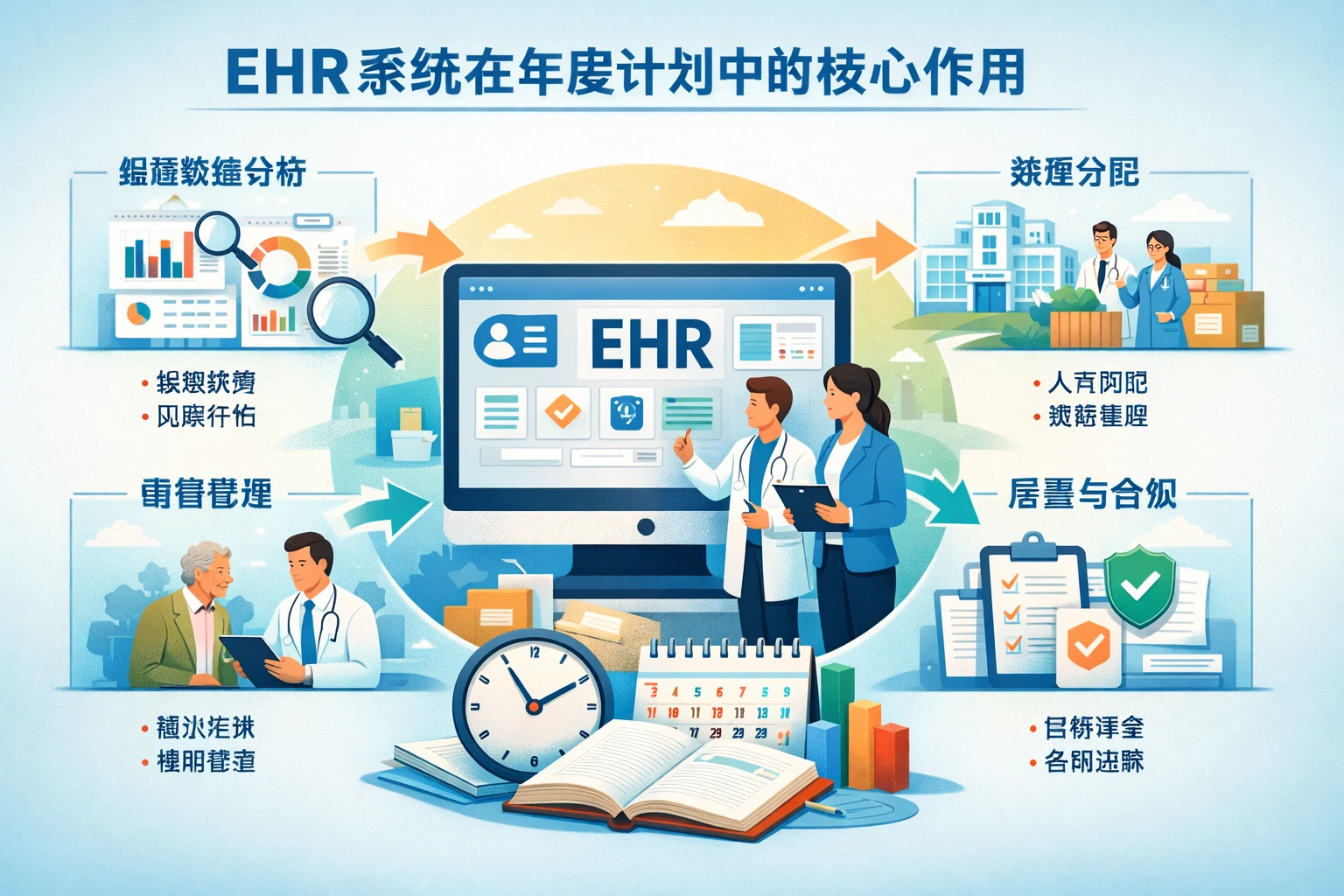 EHR系统在年度计划中的核心作用
