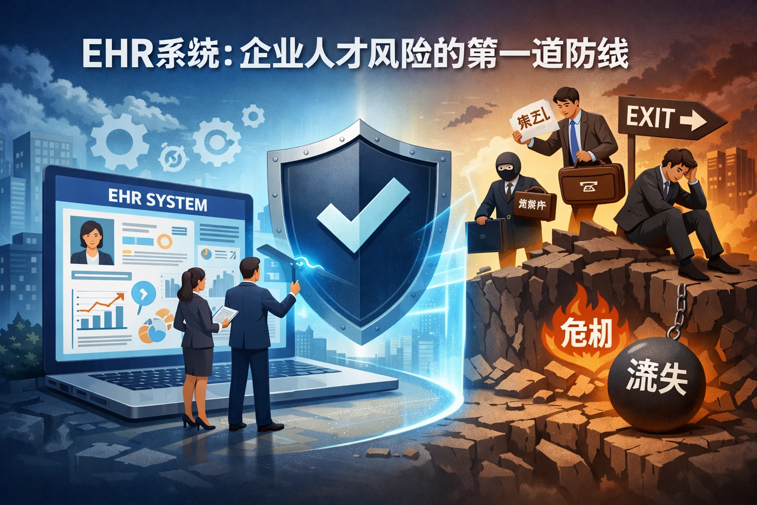 EHR系统：企业人才风险的第一道防线