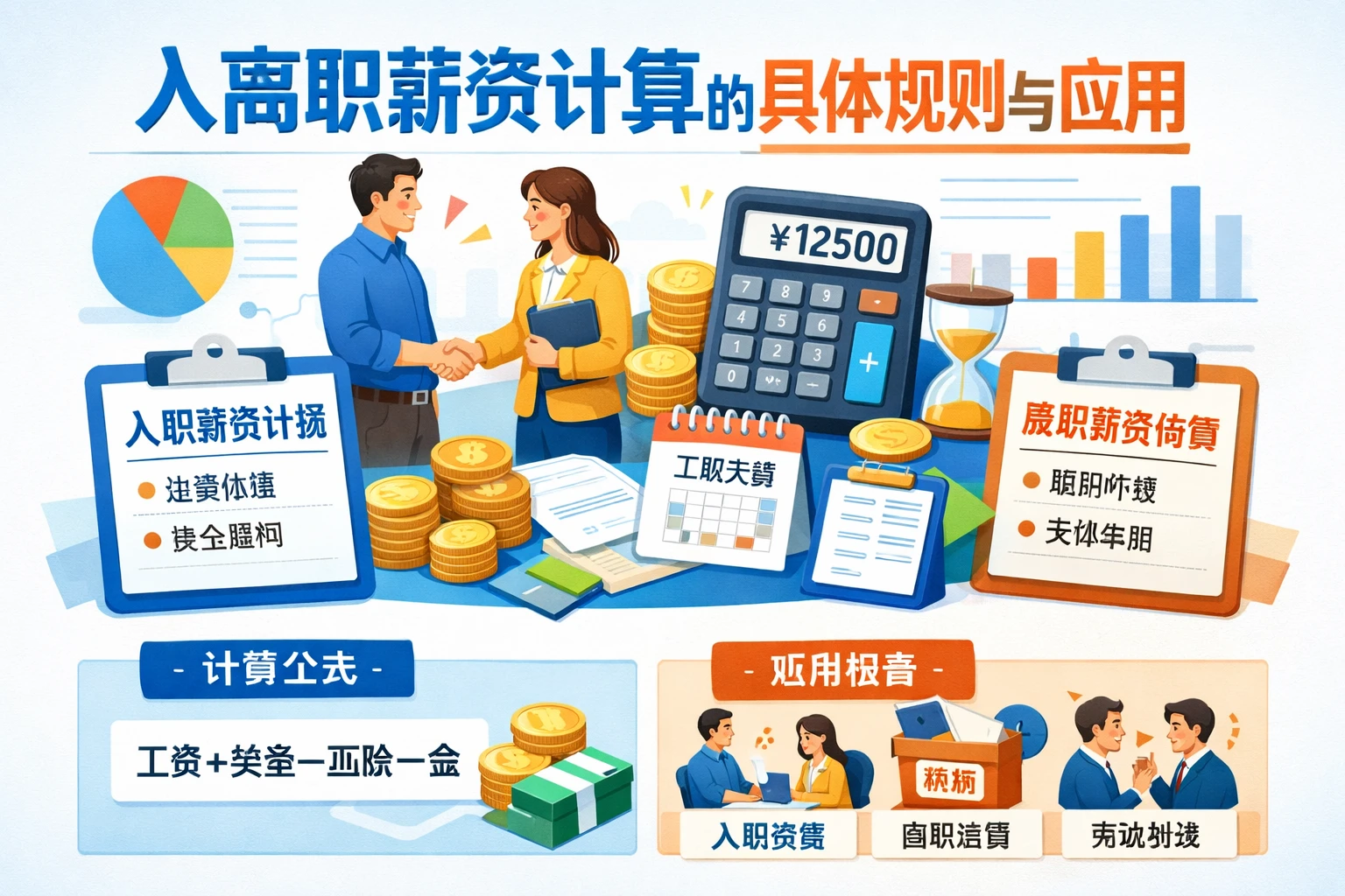 入离职薪资计算的具体规则与应用