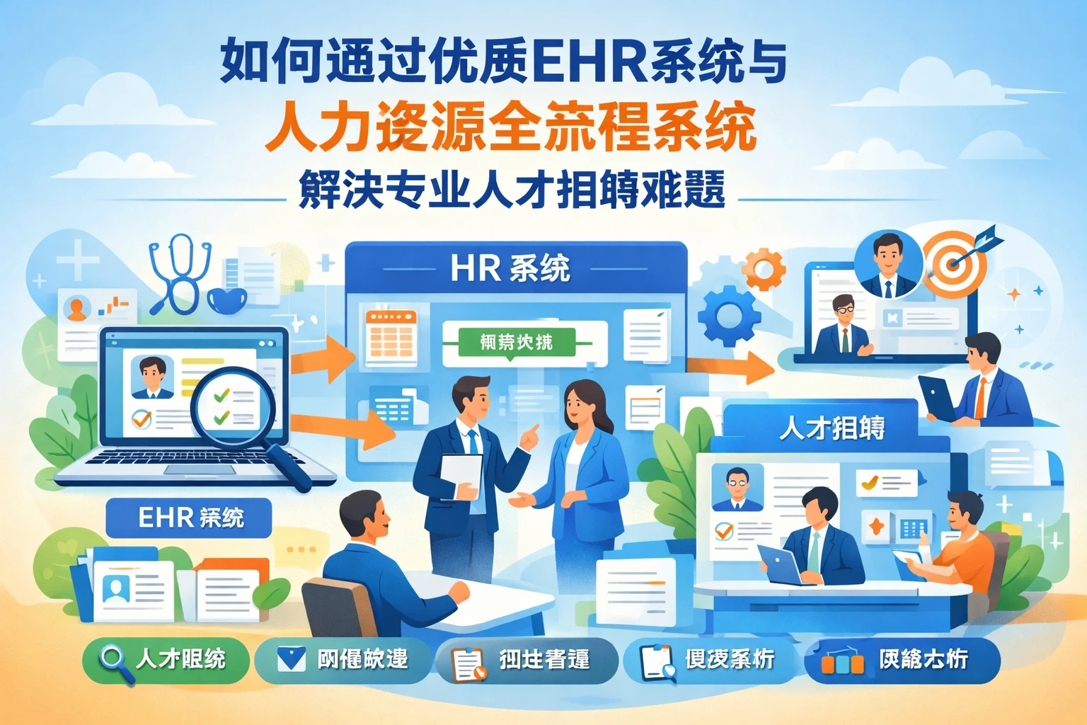 如何通过优质ehr系统与人力资源全流程系统解决专业人才招聘难题