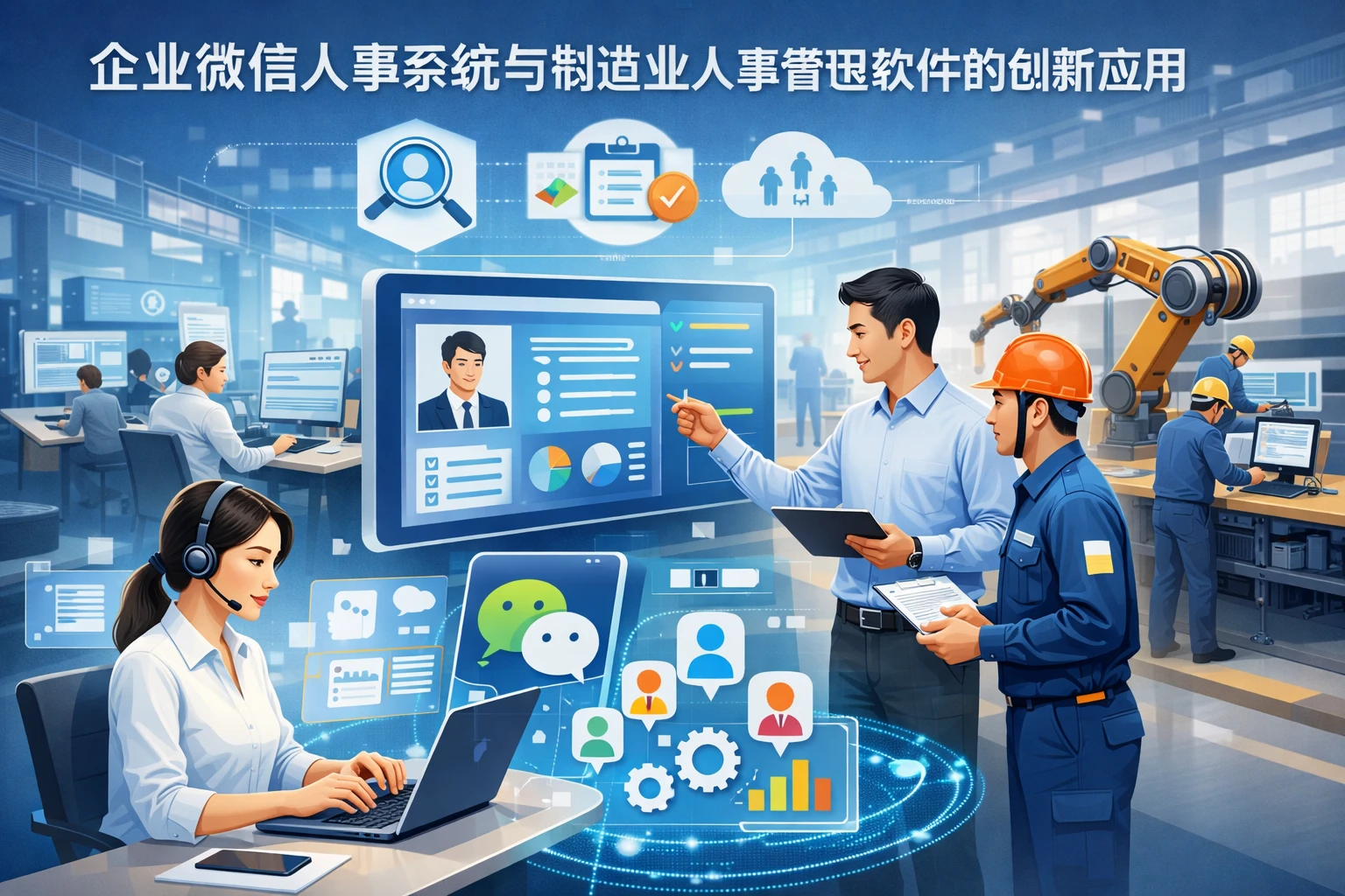 企业微信人事系统与制造业人事管理软件的创新应用
