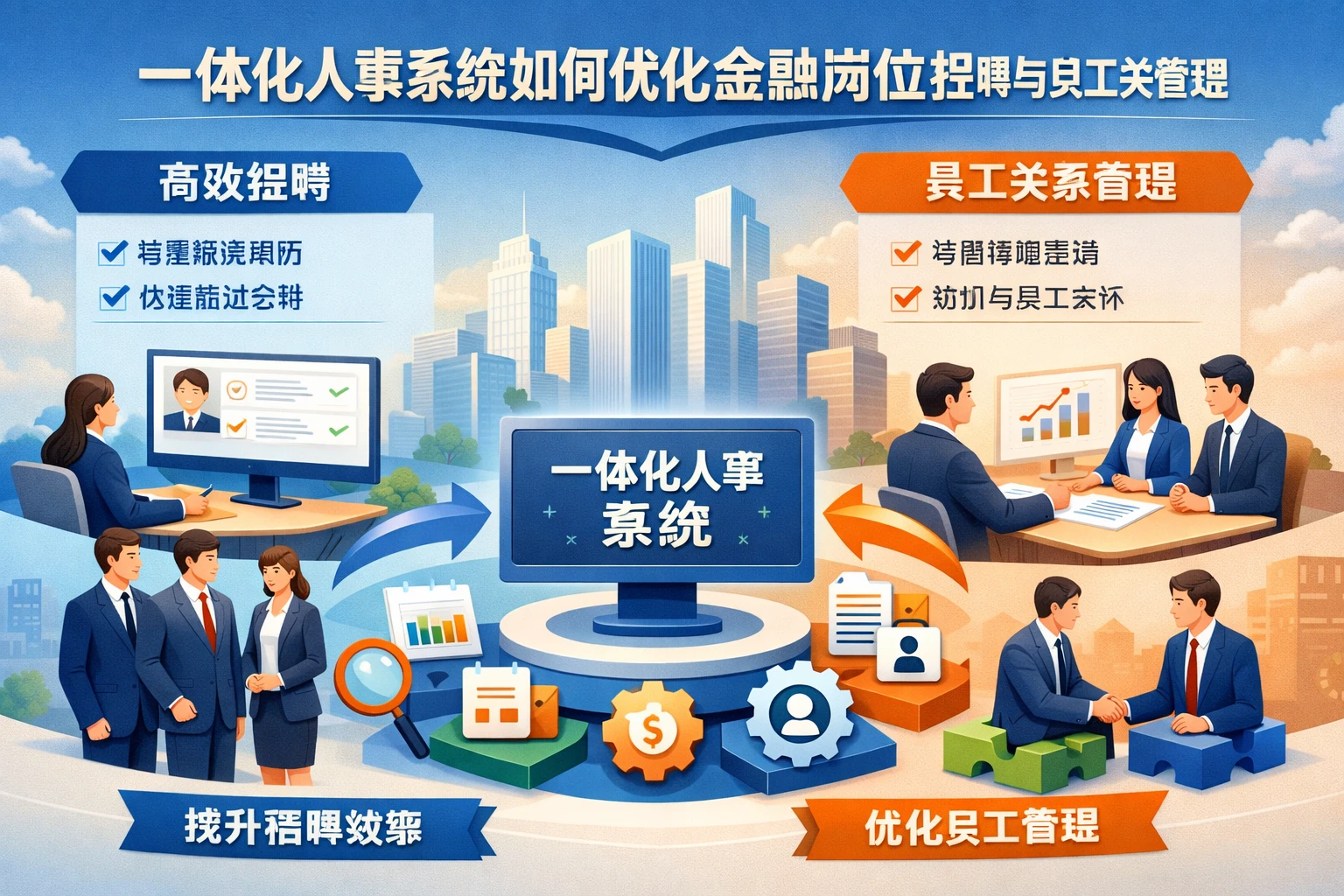 一体化人事系统如何优化金融岗位招聘与员工关系管理