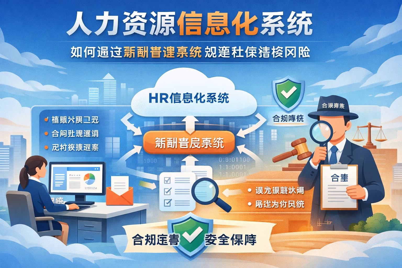 人力资源信息化系统如何通过薪酬管理系统规避社保稽核风险