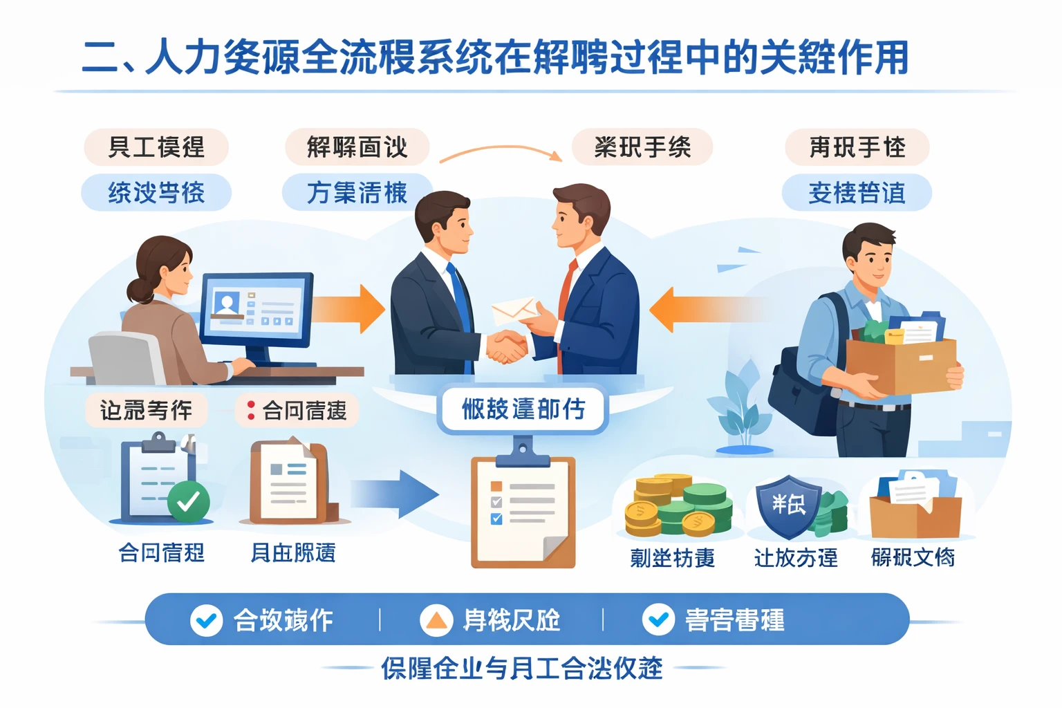 二、人力资源全流程系统在解聘过程中的关键作用