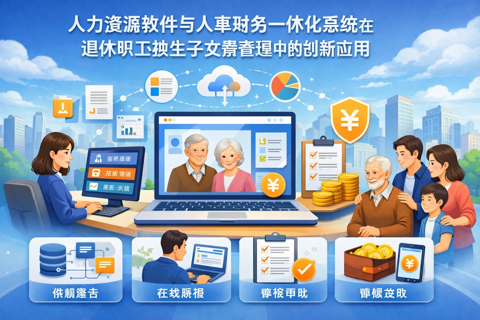 人力资源软件与人事财务一体化系统在退休职工独生子女费管理中的创新应用