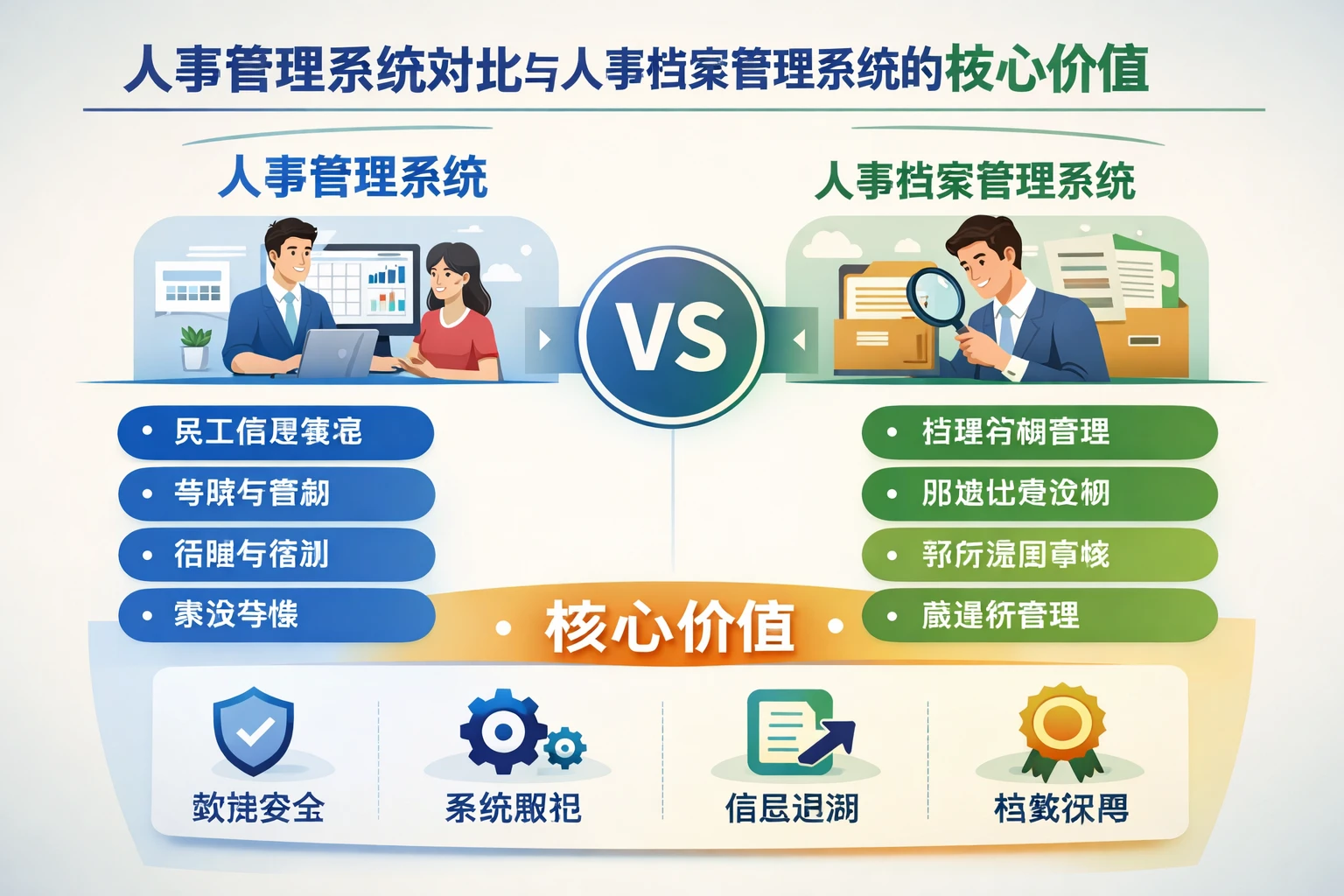 人事管理系统对比与人事档案管理系统的核心价值