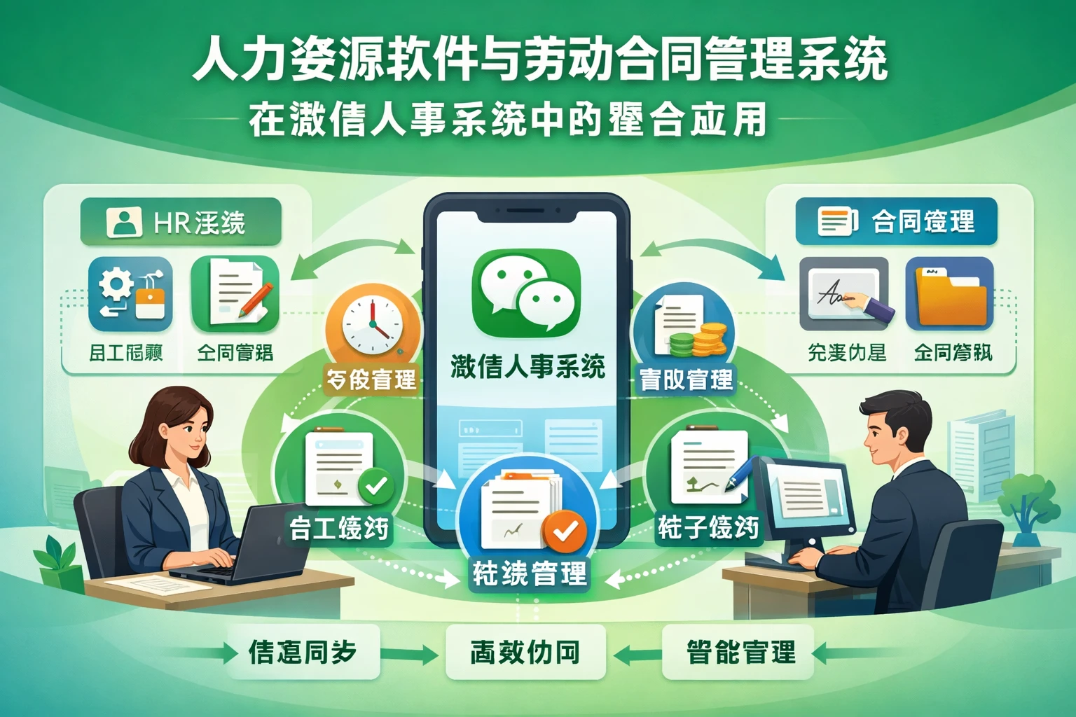 人力资源软件与劳动合同管理系统在微信人事系统中的整合应用