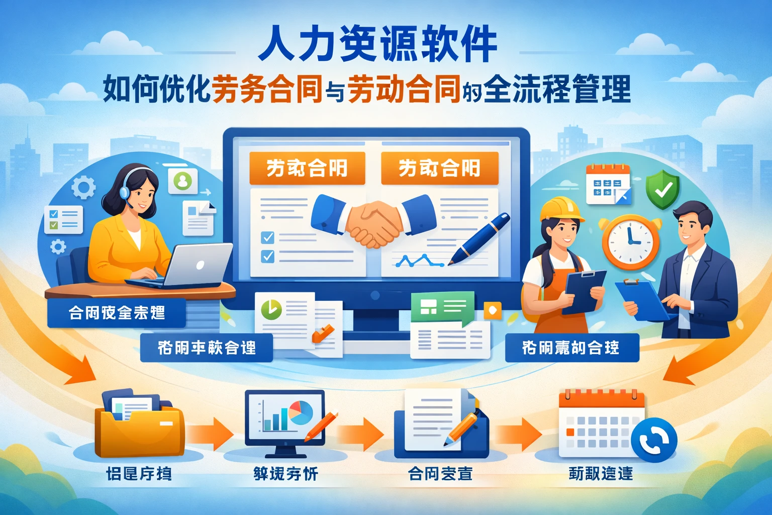 人力资源软件如何优化劳务合同与劳动合同的全流程管理