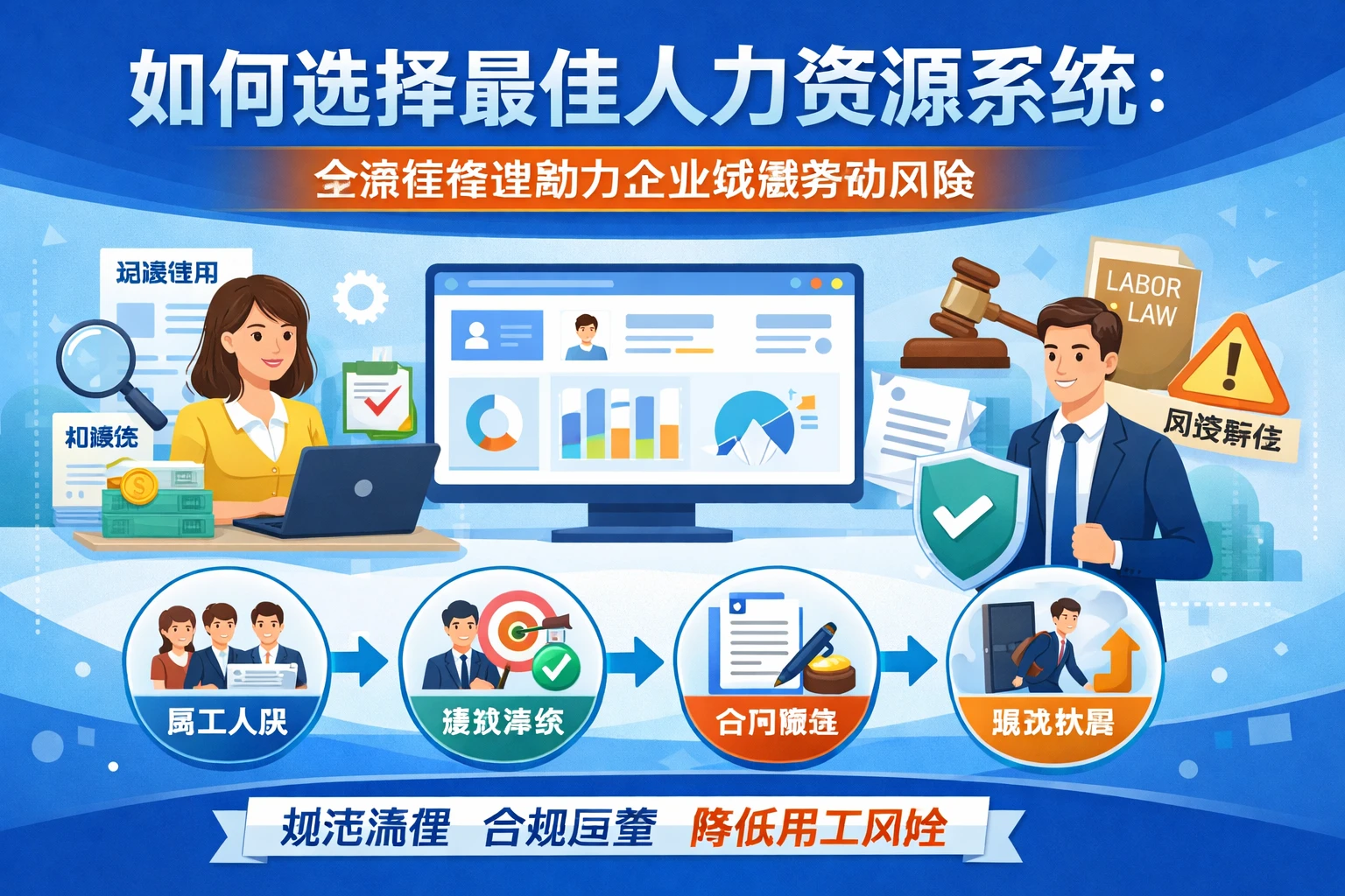 如何选择最佳人力资源系统：全流程管理助力企业规避劳动风险