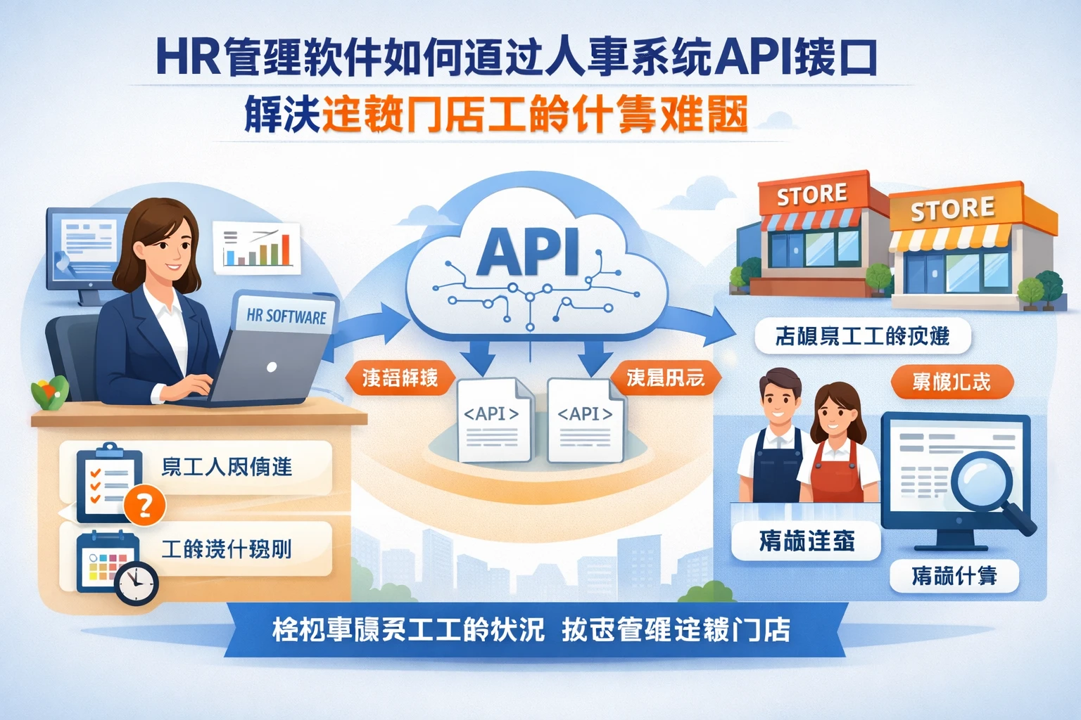 HR管理软件如何通过人事系统API接口解决连锁门店工龄计算难题