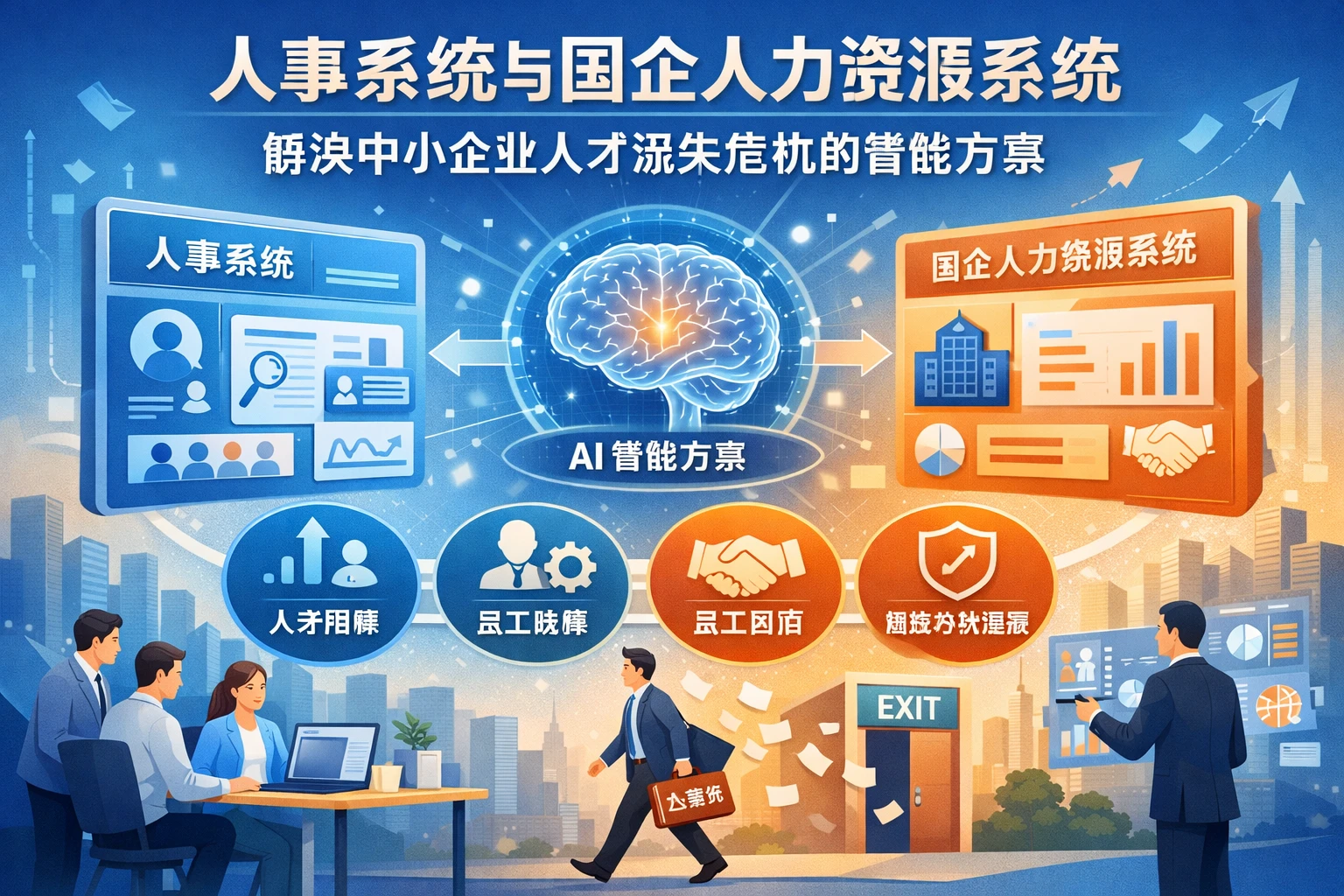 人事系统与国企人力资源系统:解决中小企业人才流失危机的智能方案