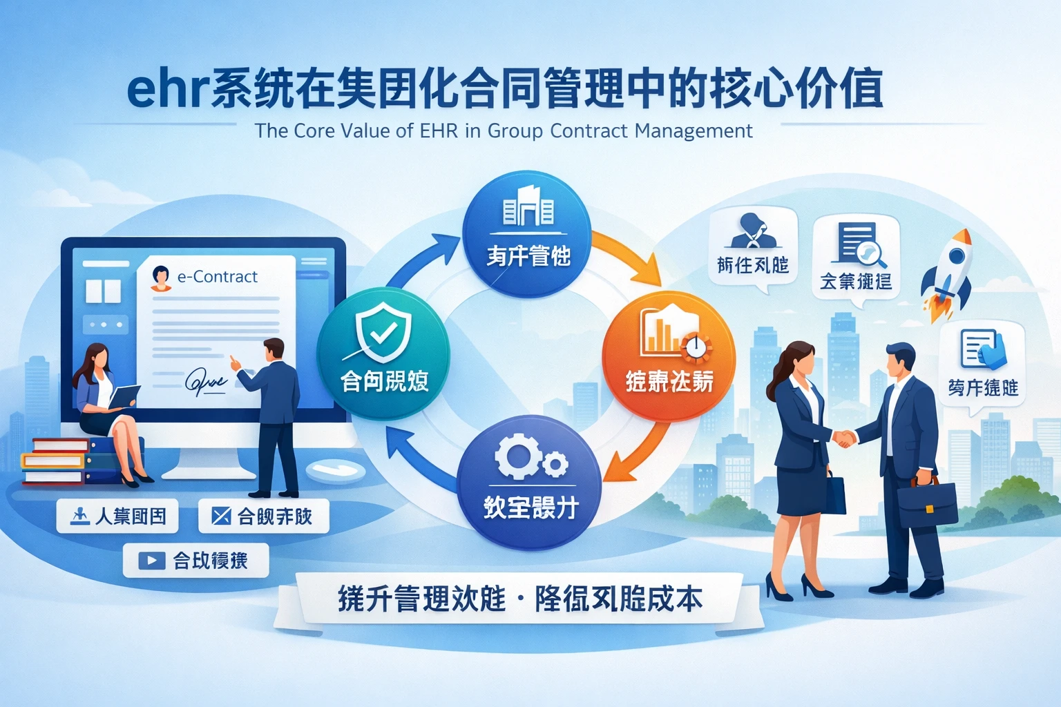 ehr系统在集团化合同管理中的核心价值