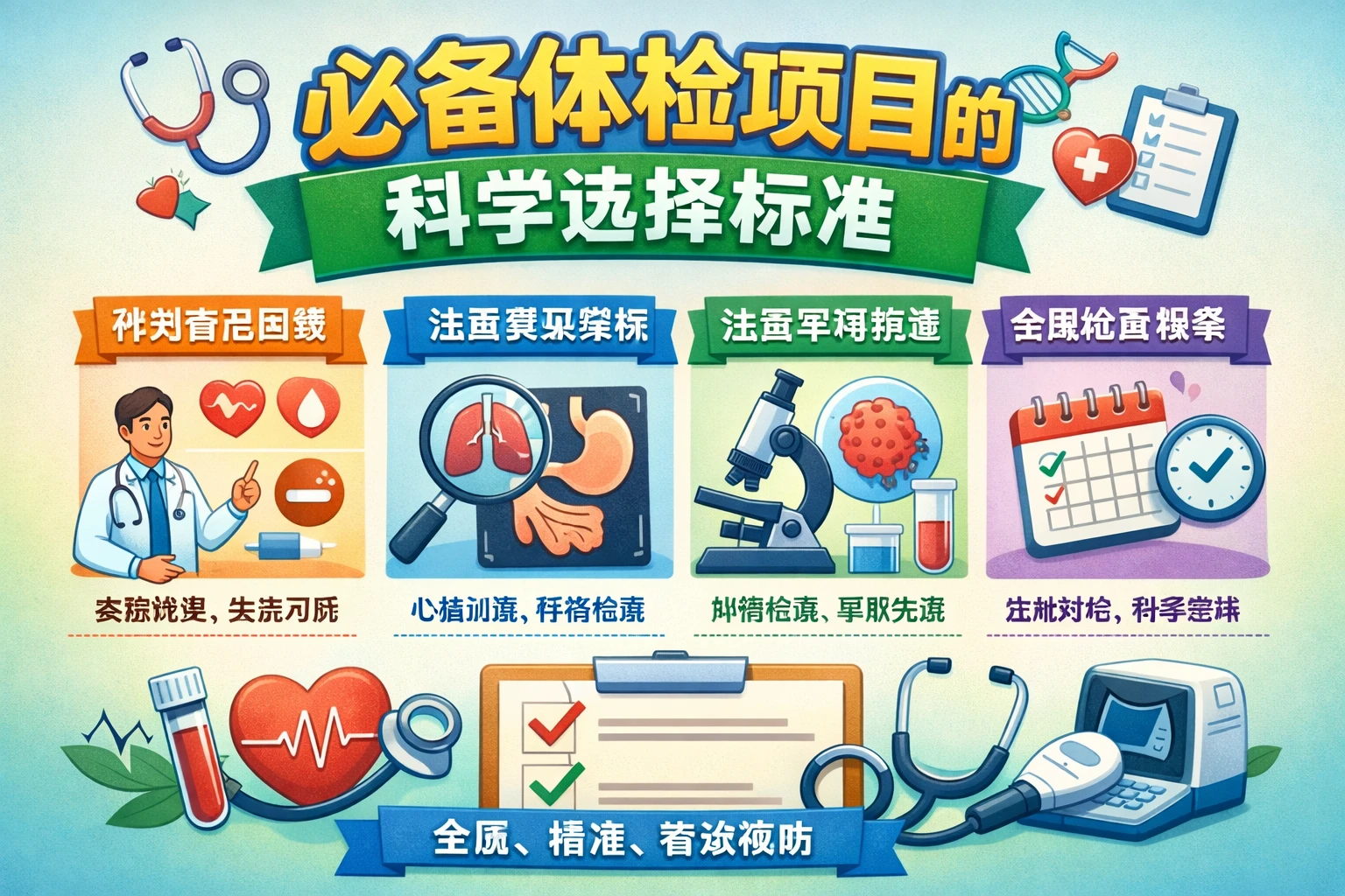 必备体检项目的科学选择标准