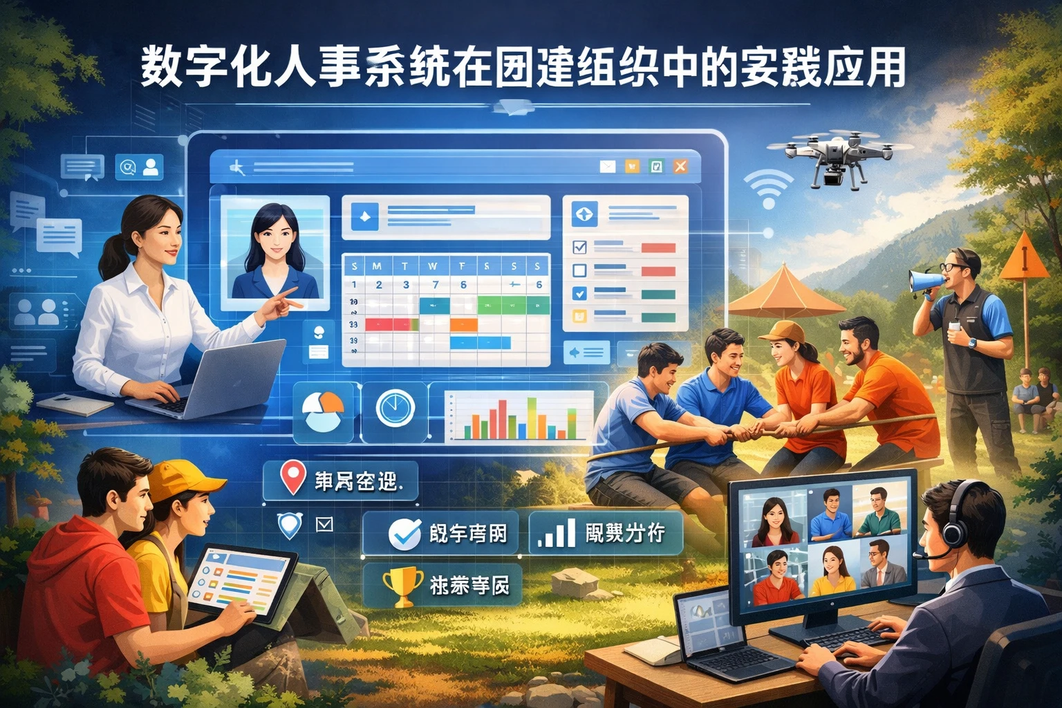 数字化人事系统在团建组织中的实践应用