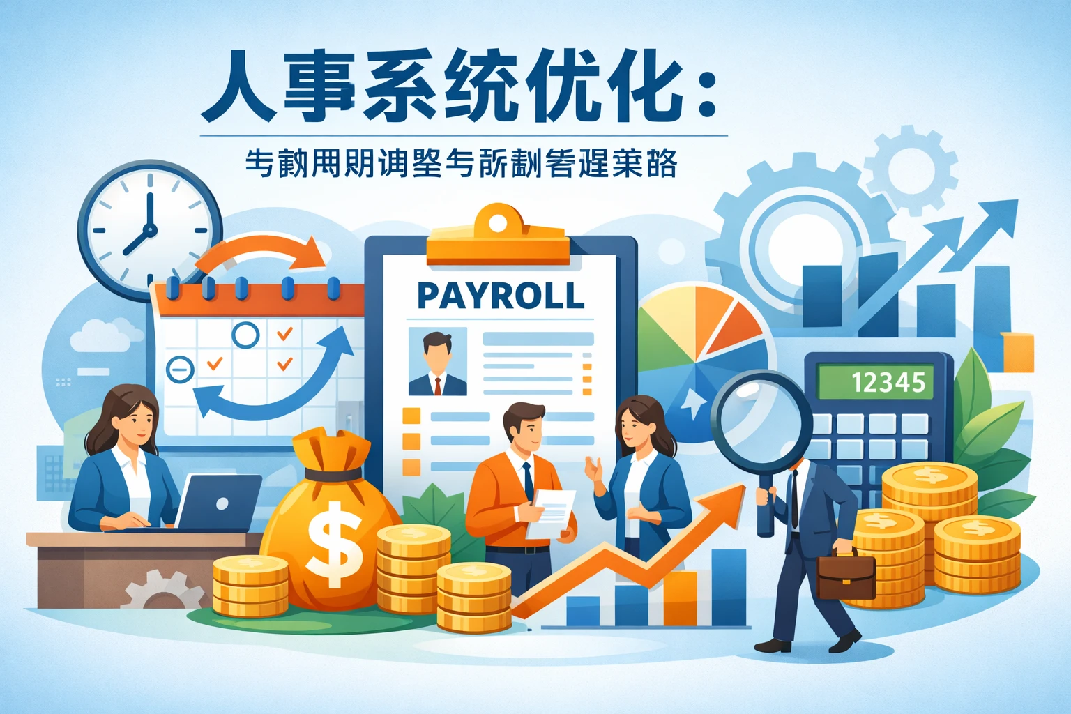 人事系统优化：考勤周期调整与薪酬管理策略