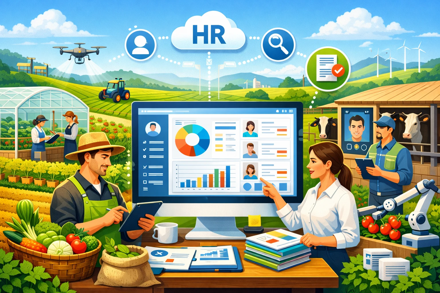 人力资源信息化系统的农业应用场景