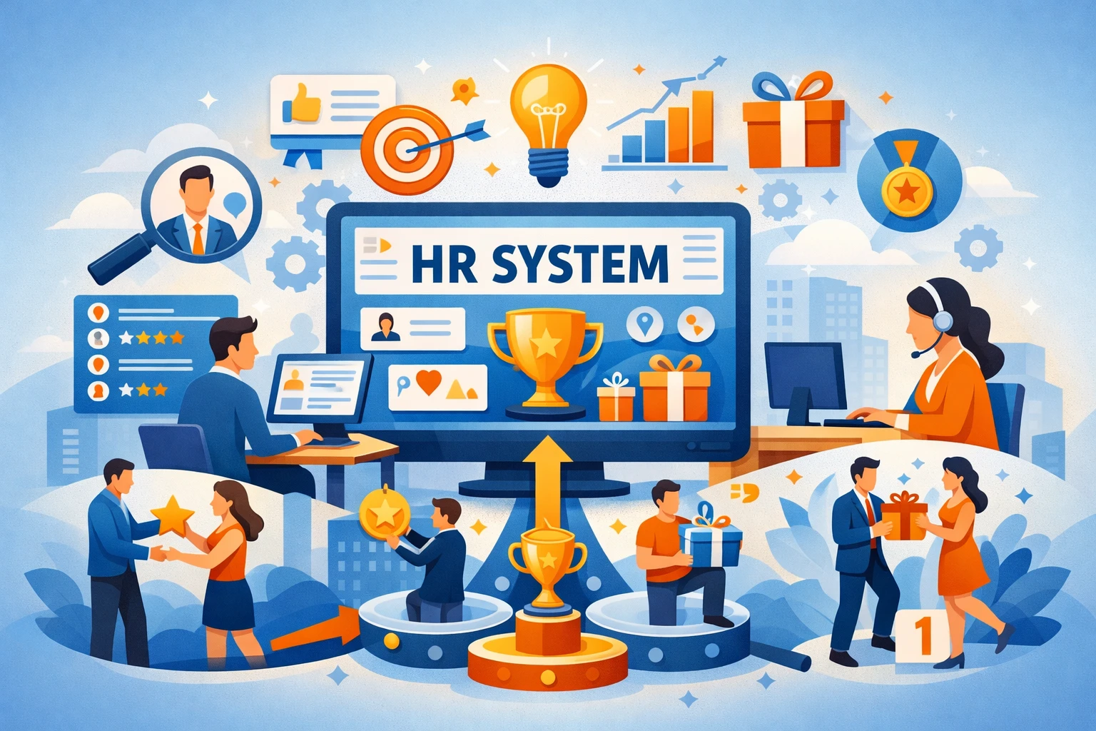 HR系统在推荐奖励制度中的核心作用