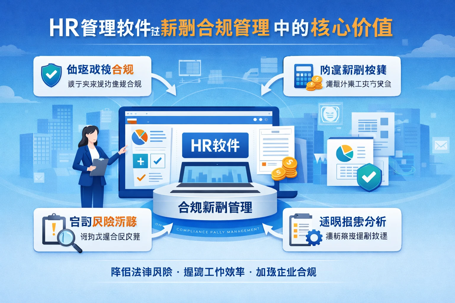 HR管理软件在薪酬合规管理中的核心价值