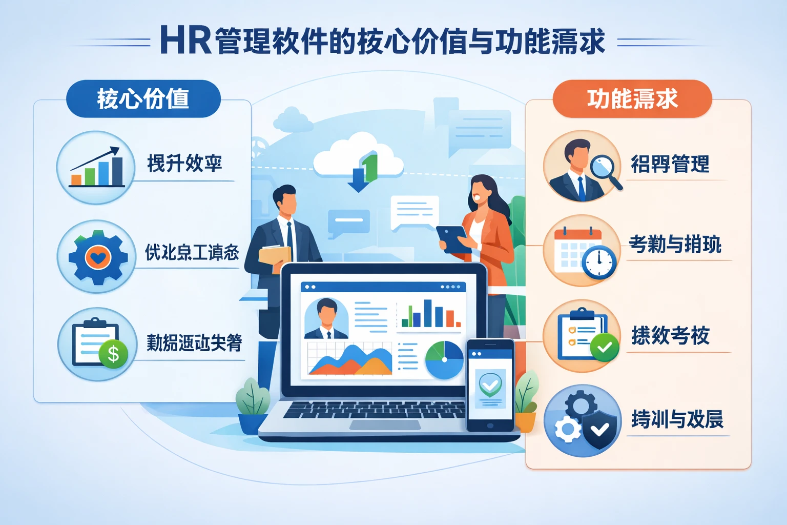 HR管理软件的核心价值与功能需求