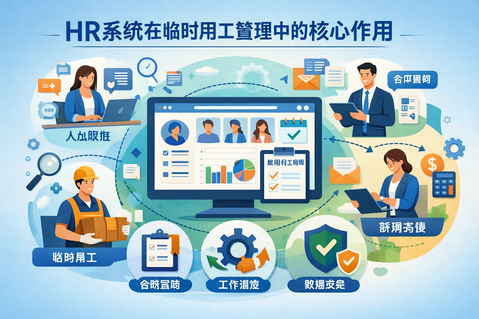 HR系统在临时用工管理中的核心作用