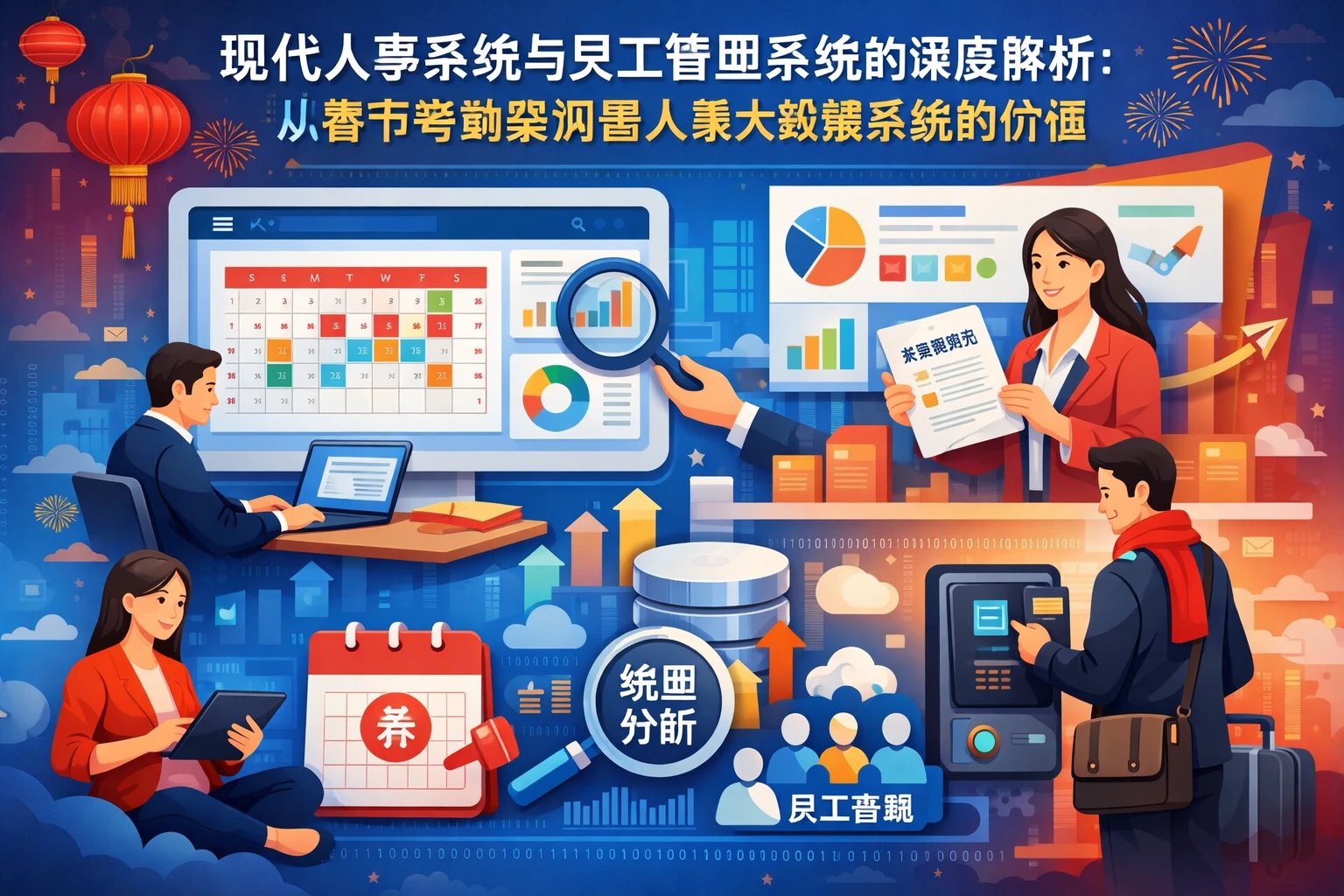 现代人事系统与员工管理系统的深度解析：从春节考勤案例看人事大数据系统的价值