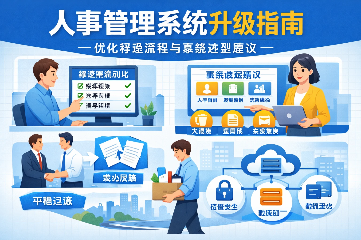 人事管理系统升级指南：优化辞退流程与系统选型建议