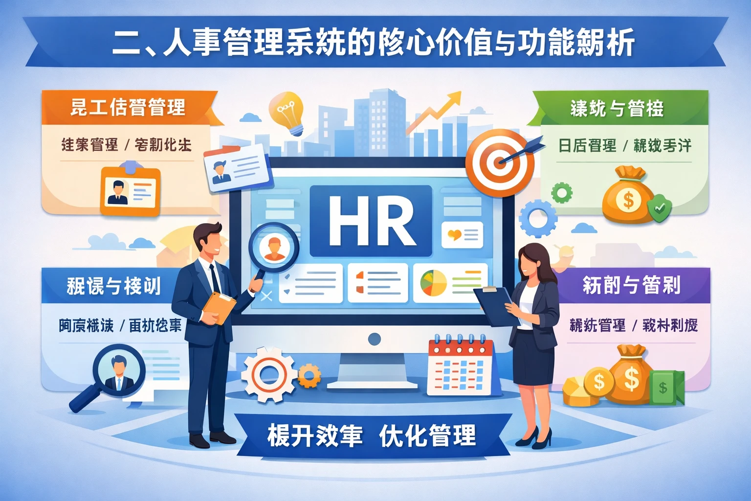 二、人事管理系统的核心价值与功能解析