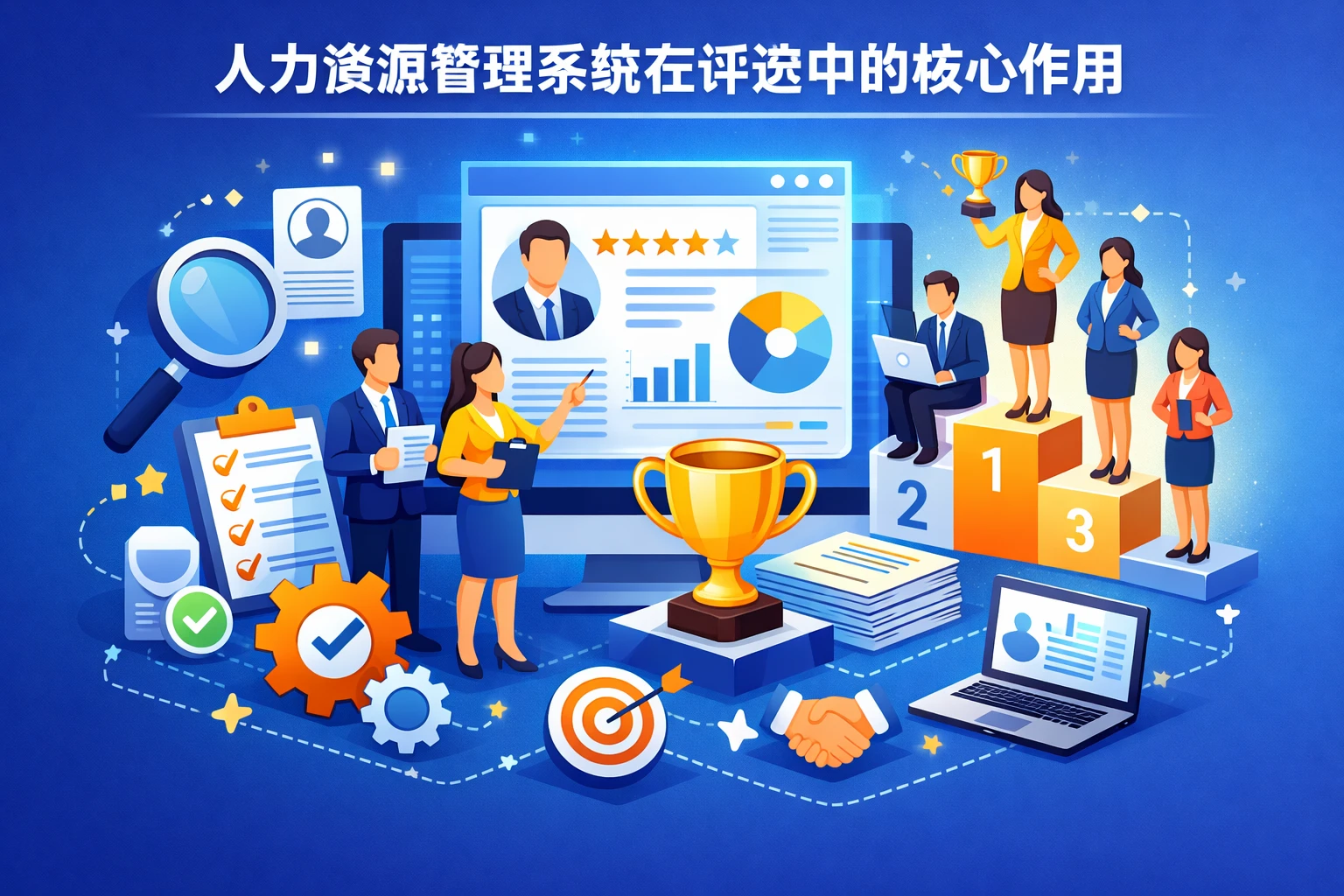人力资源管理系统在评选中的核心作用