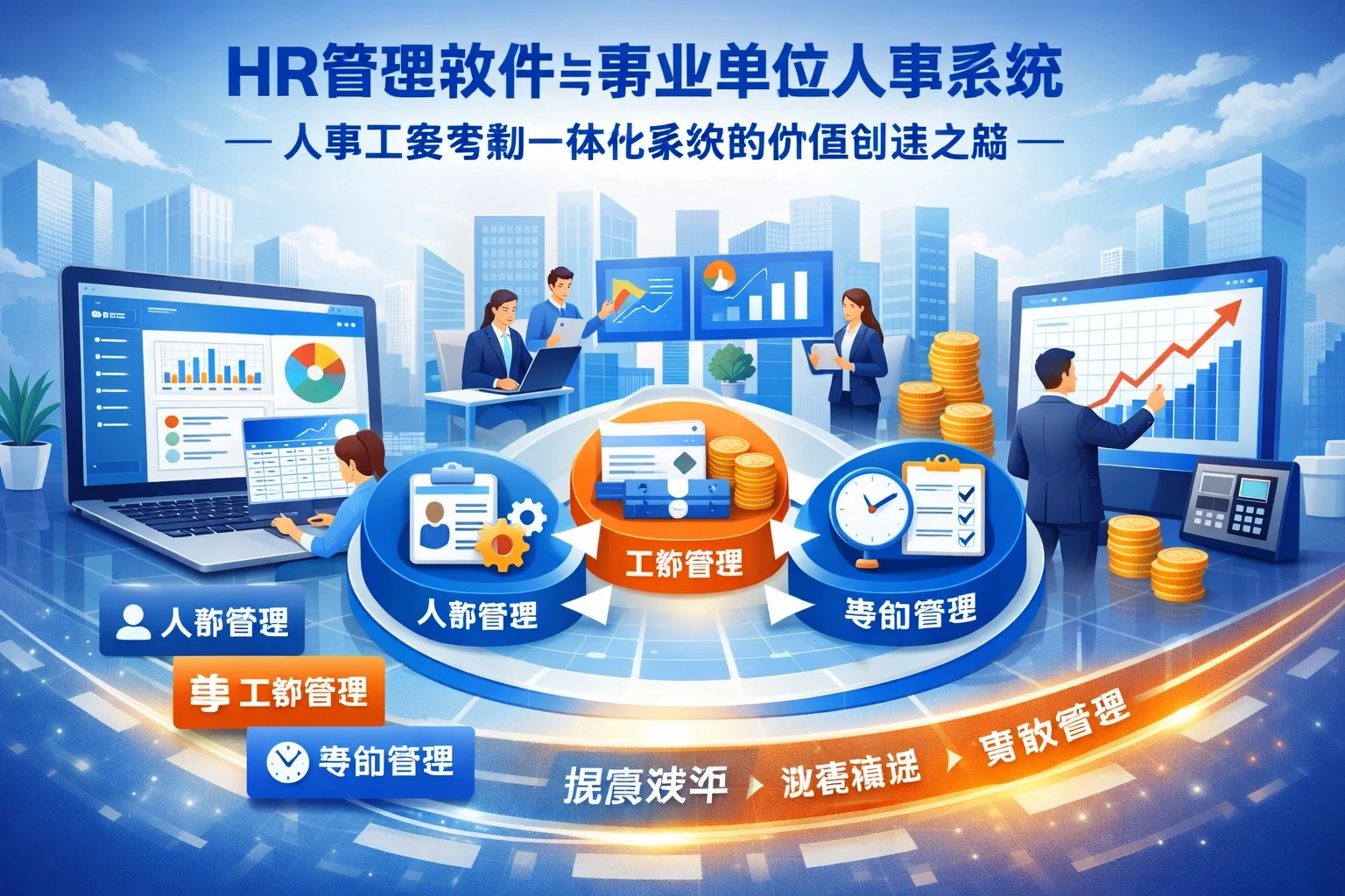 HR管理软件与事业单位人事系统：人事工资考勤一体化系统的价值创造之路
