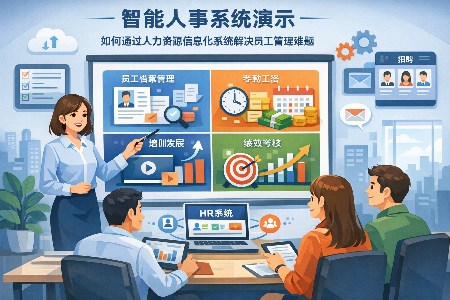 智能人事系统演示：如何通过人力资源信息化系统解决员工管理难题