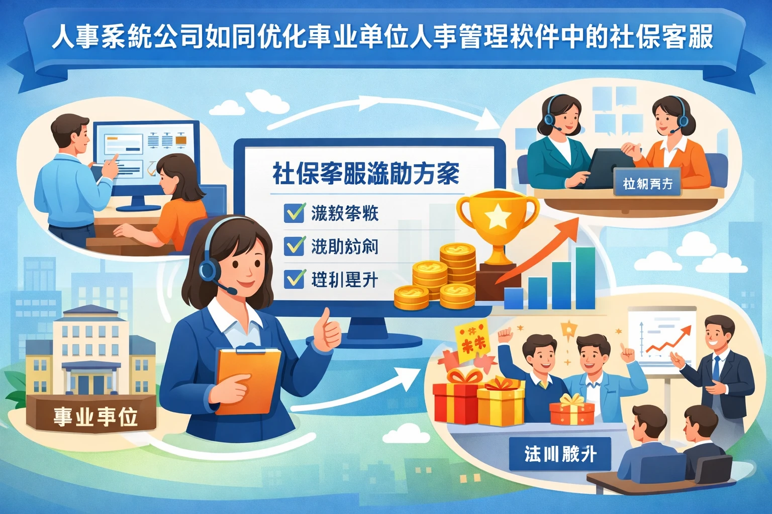 人事系统公司如何优化事业单位人事管理软件中的社保客服激励方案