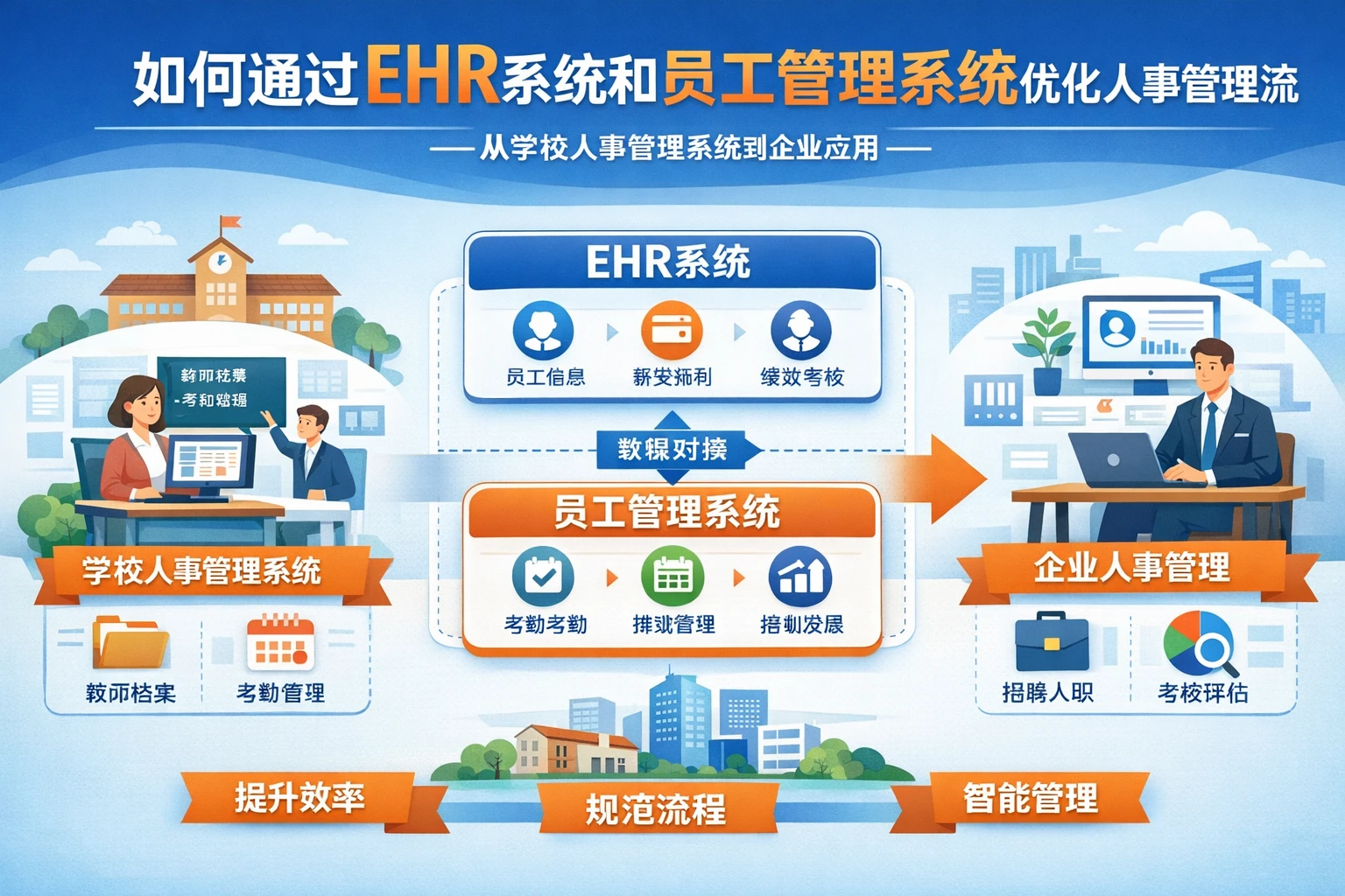 如何通过EHR系统和员工管理系统优化人事管理流程——从学校人事管理系统到企业应用