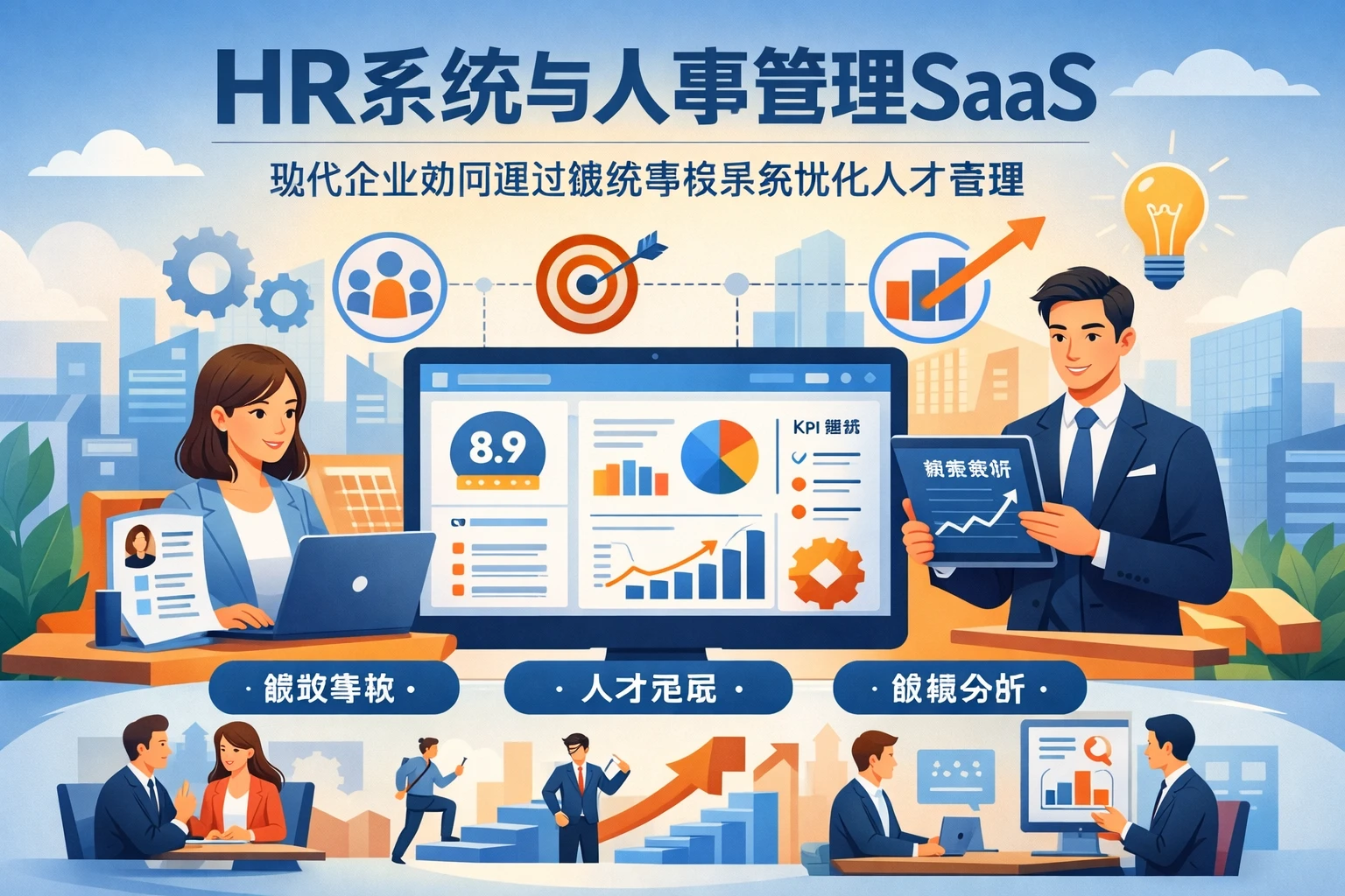 HR系统与人事管理SaaS：现代企业如何通过绩效考核系统优化人才管理