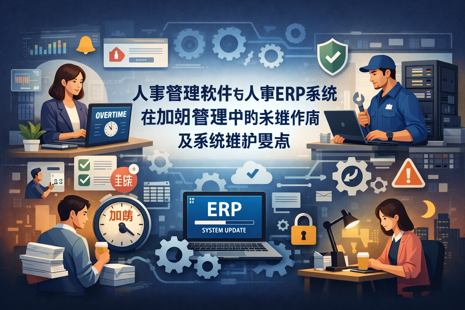 人事管理软件与人事ERP系统在加班管理中的关键作用及系统维护要点