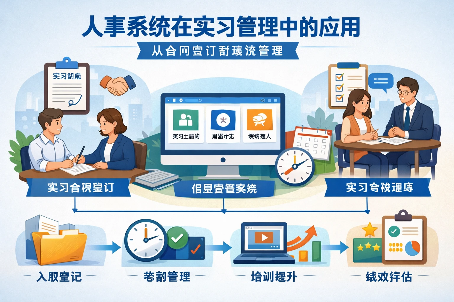 人事系统在实习管理中的应用：从合同签订到绩效管理