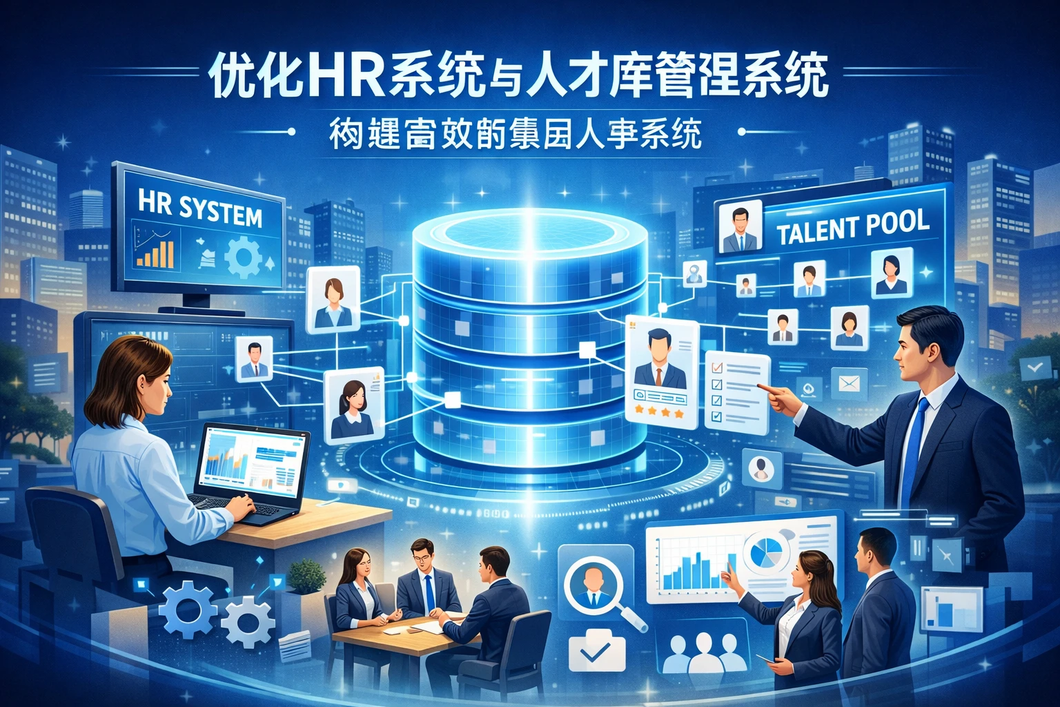 优化HR系统与人才库管理系统:构建高效的集团人事系统