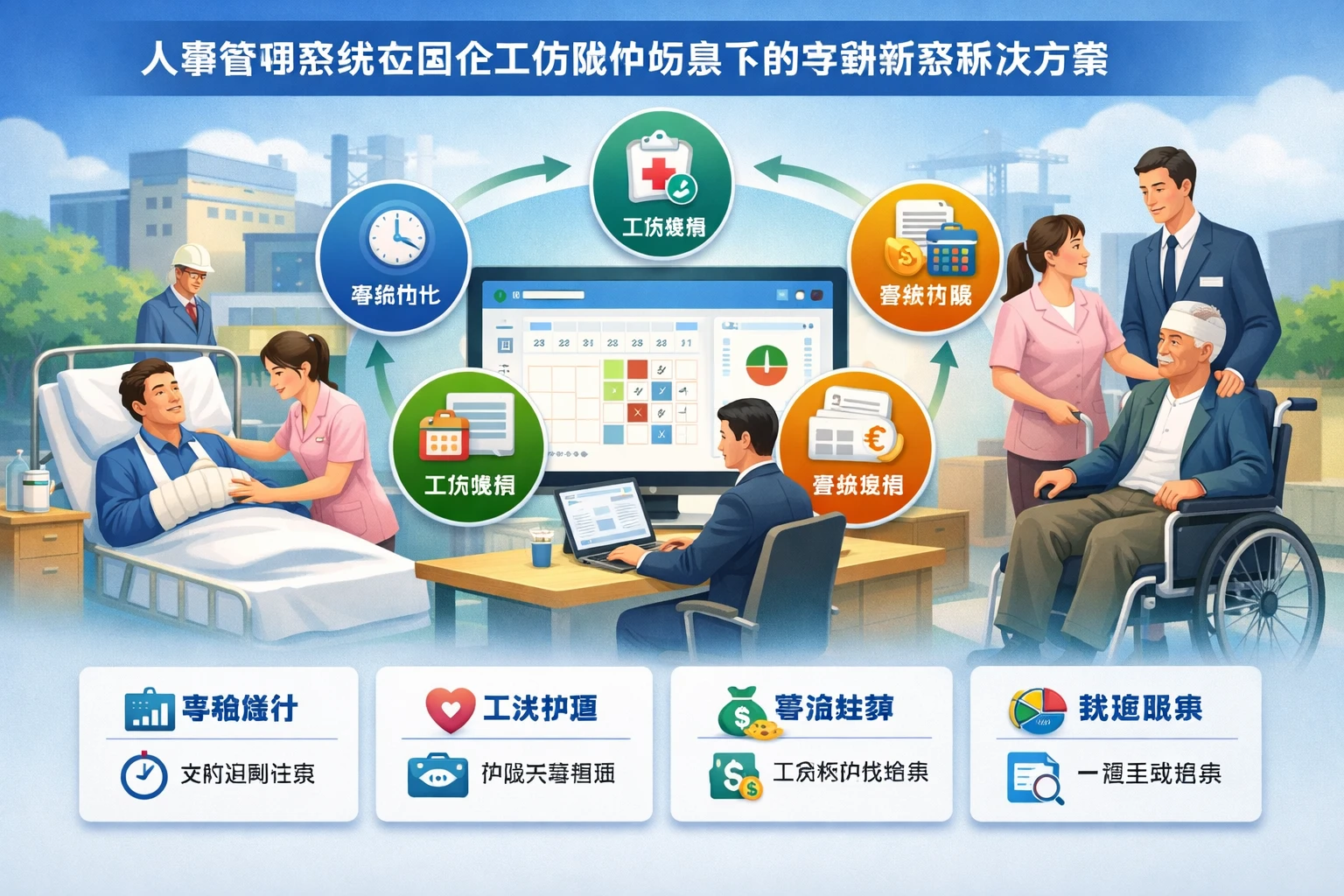 人事管理系统在国企工伤陪护场景下的考勤薪资解决方案