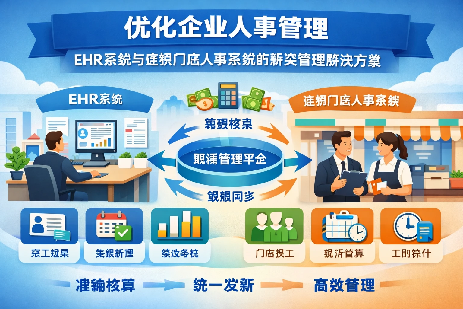 优化企业人事管理：EHR系统与连锁门店人事系统的薪资管理解决方案